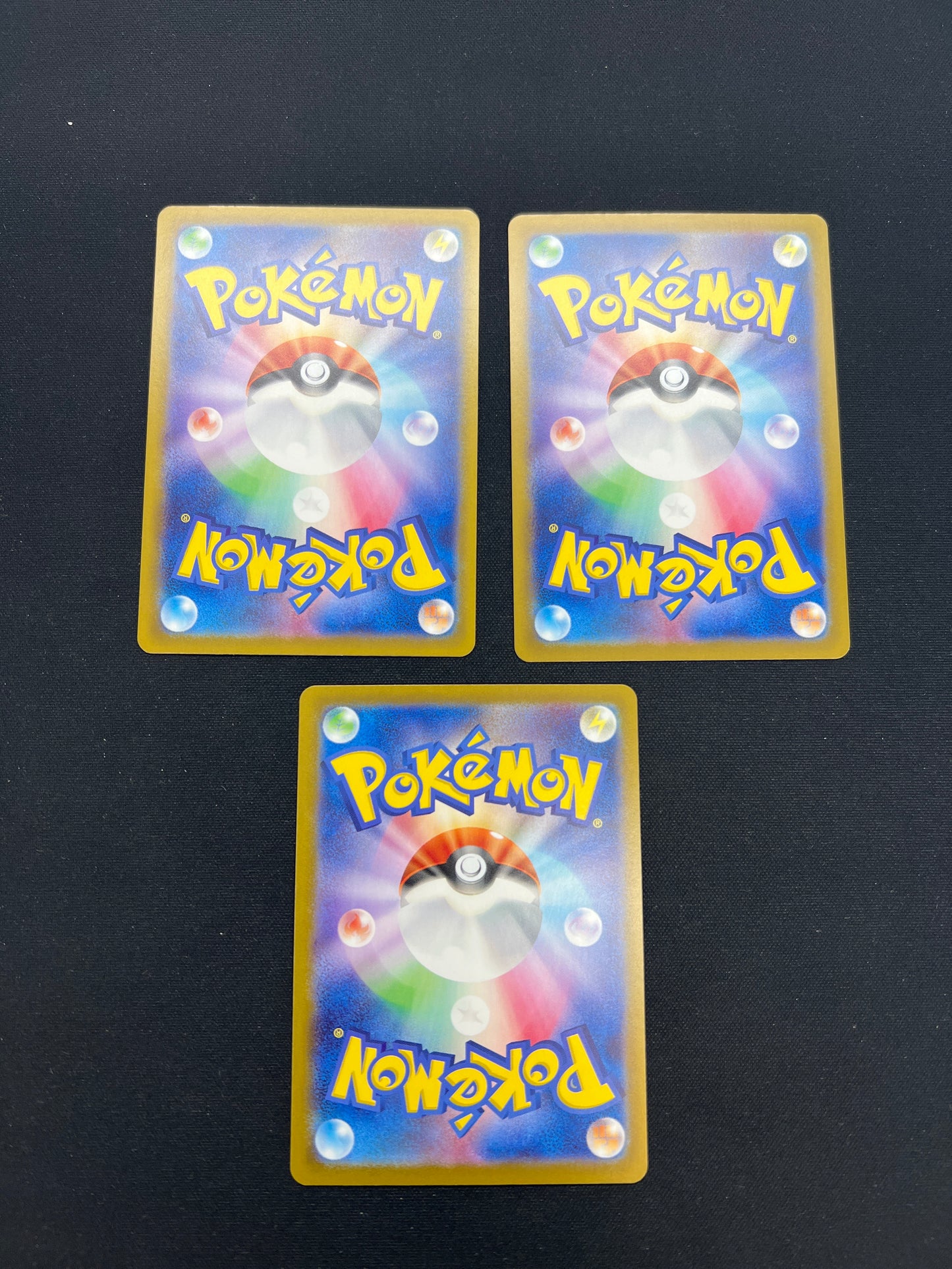 Auction Lot 207: Pokemon Cards Lot of 3 Assorted Masterball Pattern Terastal Festival Conditions Vary