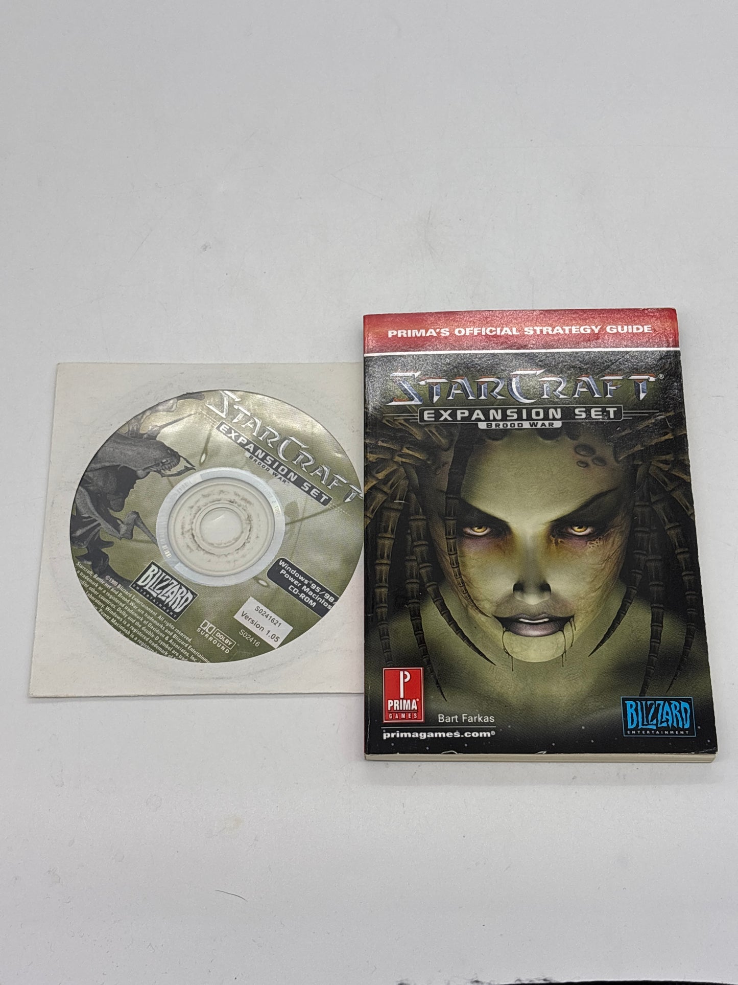 Auction Lot 164: StarCraft Brood War Expansion Set Video Game With Strategy Guide