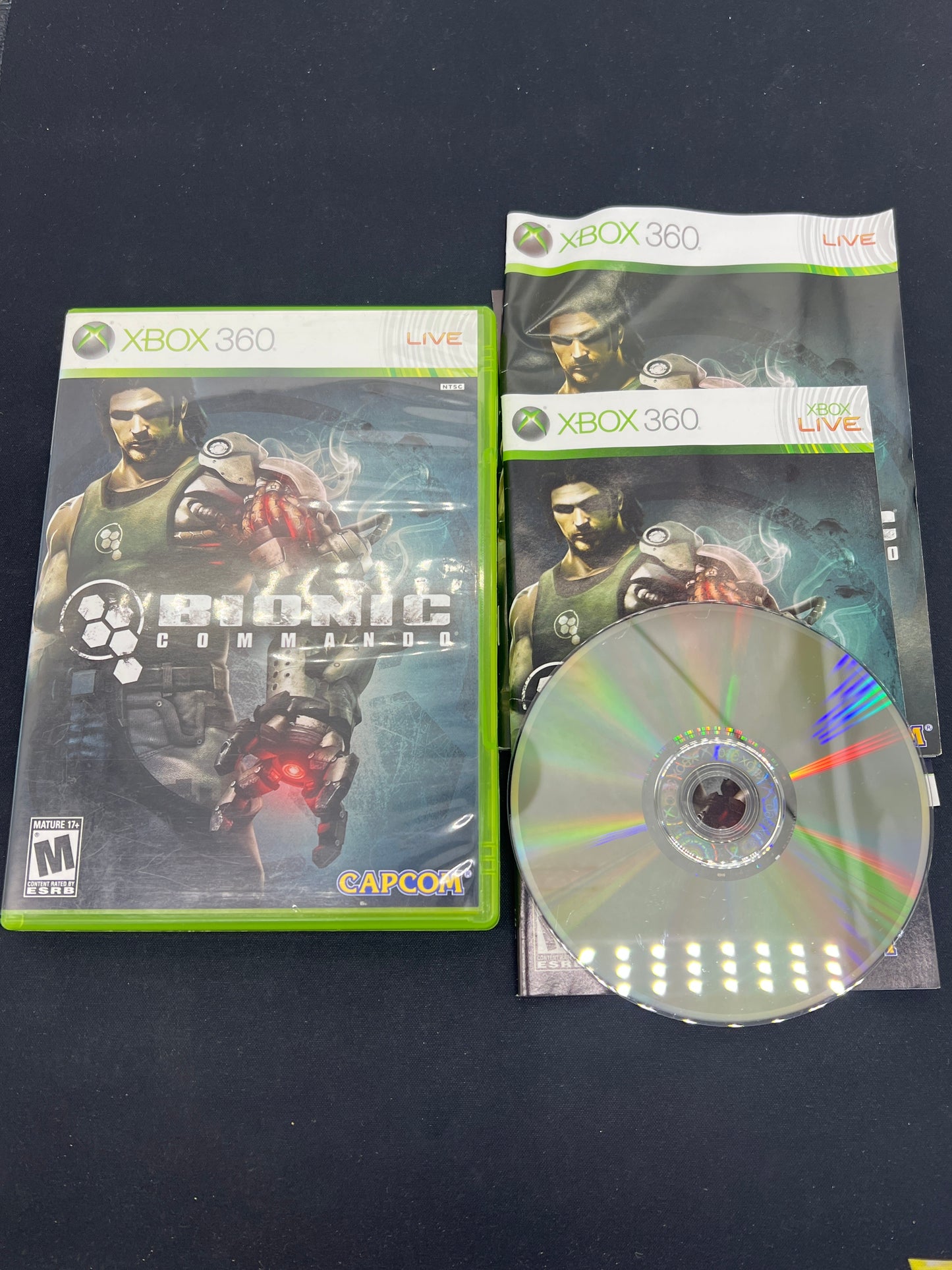 Auction Lot 202: XBOX 360 Video Game Bionic Commando CIB