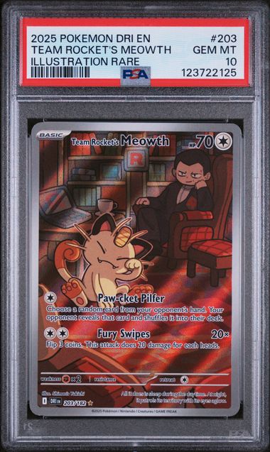 Team Rockets Meowth PSA 10