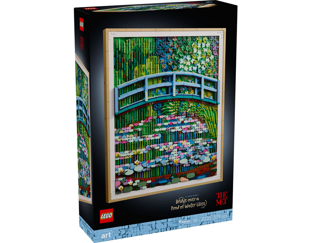 31220 Bridge Over A Pond Of Water Lilies