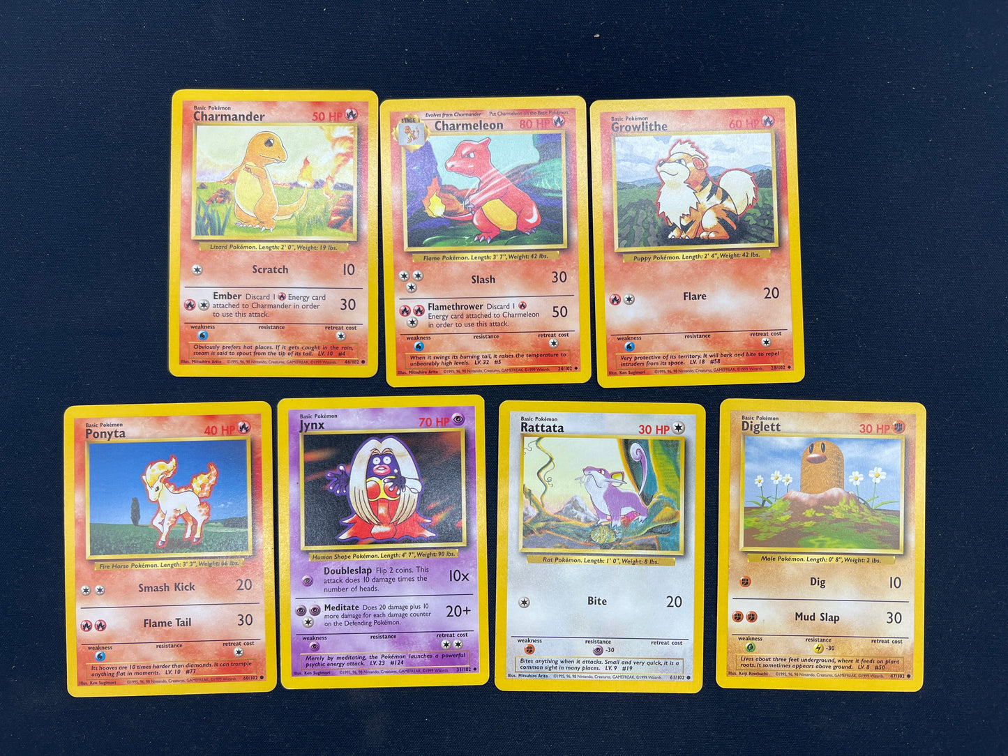 Auction Lot 386: Pokemon Card Lot WOTC Base Set Card Lot 4 Conditions Vary