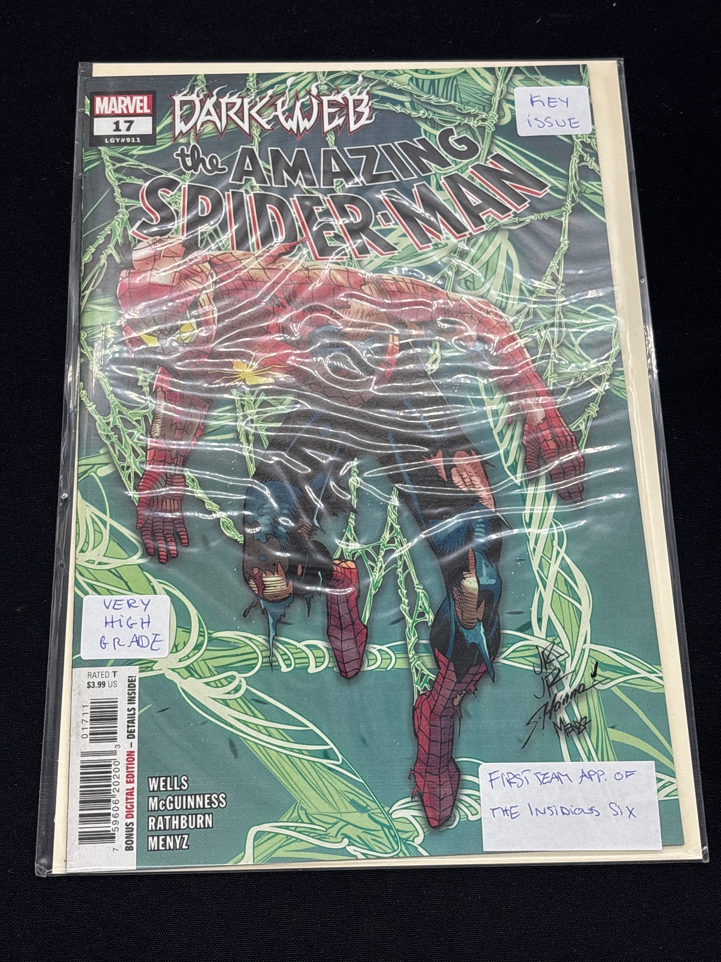 Auction Lot 265: Marvel Comics Darkweb The Amazing Spider-Man Issue 17