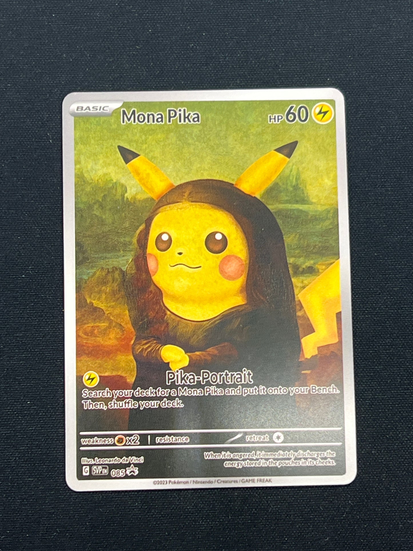 Auction Lot 155: Pokemon Card CUSTOM Mona Pika Conditions Vary