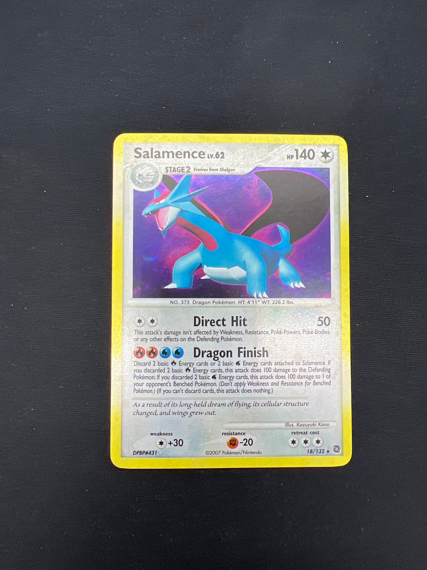 Auction Lot 310: Pokemon Cards Salamence Mid Era Holo Condition Vary