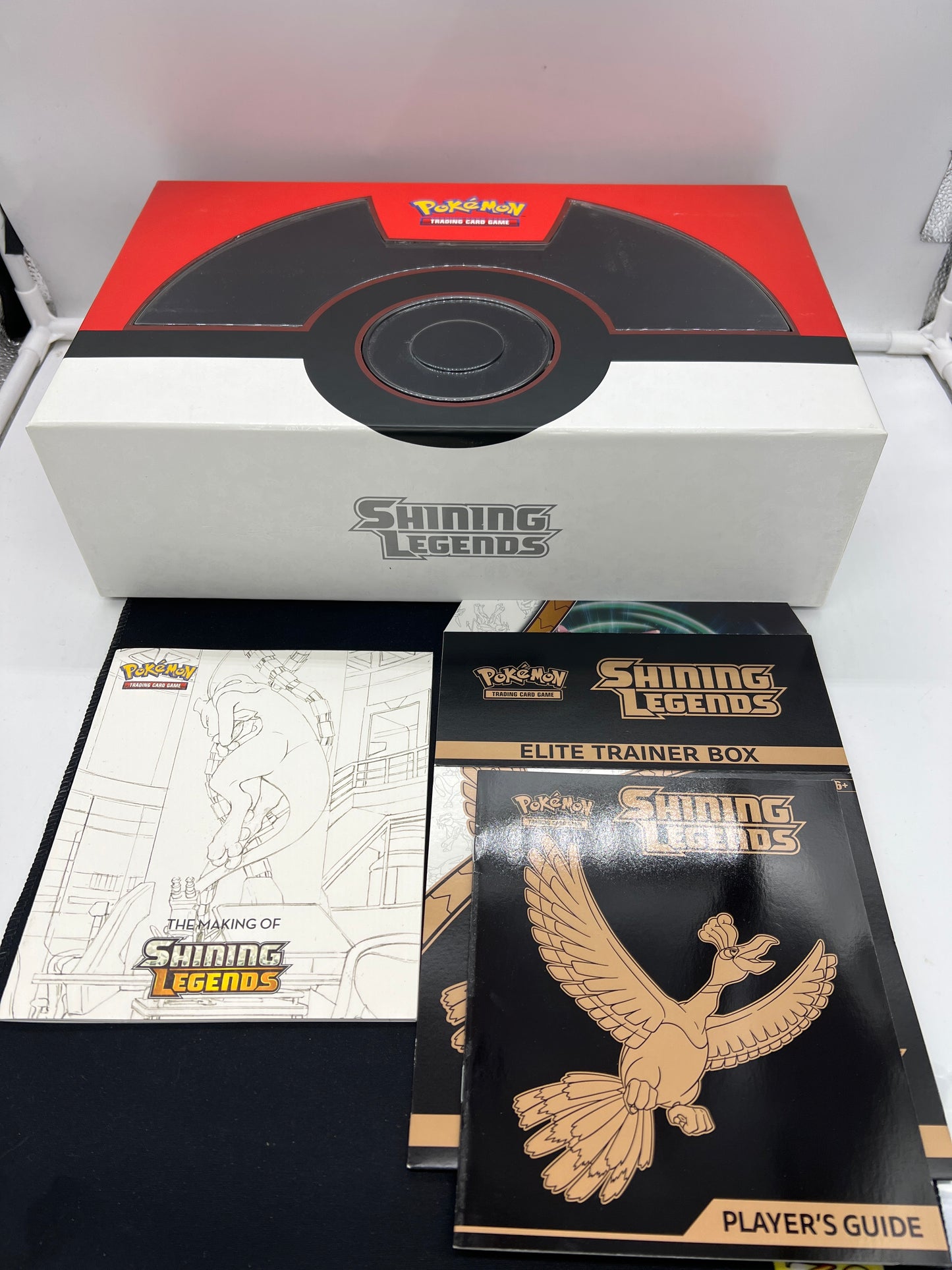 Auction Lot 287: Pokemon Card Shining Legend EMPTY Premium Collection Box With Accessories