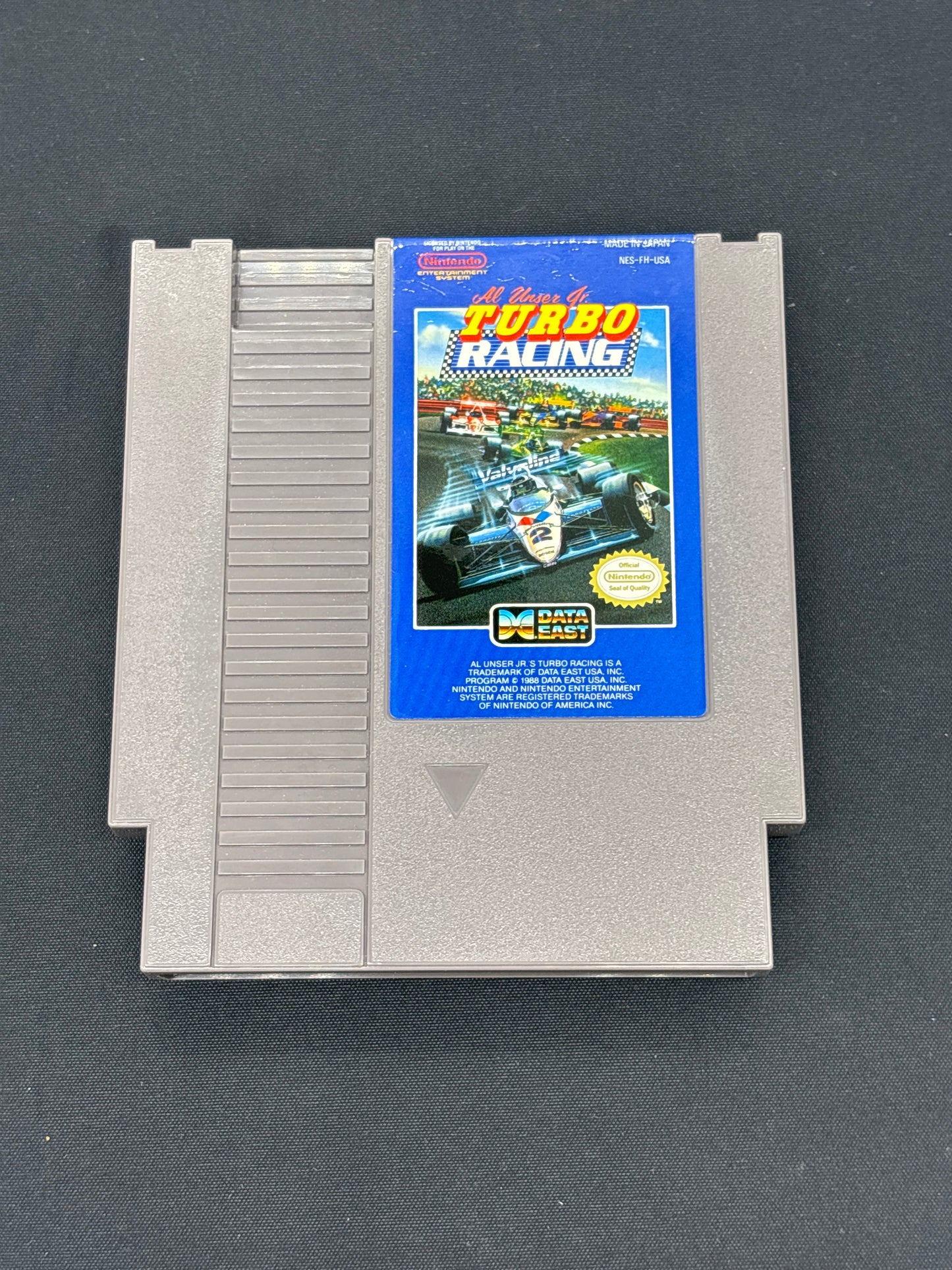 Auction Lot 204: Al Unser Jr. Turbo Racing Video Game Nintendo NES Loose