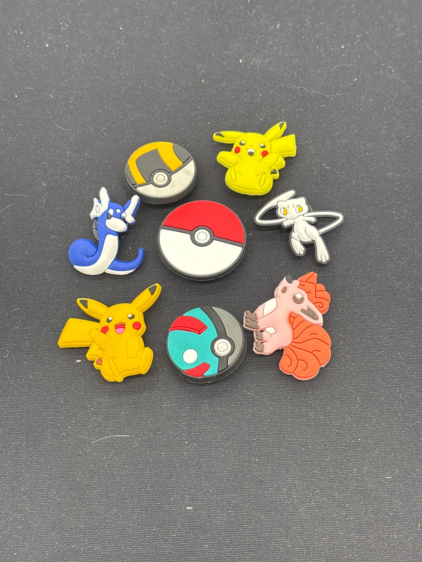 Auction Lot 256: Unofficial Croc Jibbitz Lot Pokemon