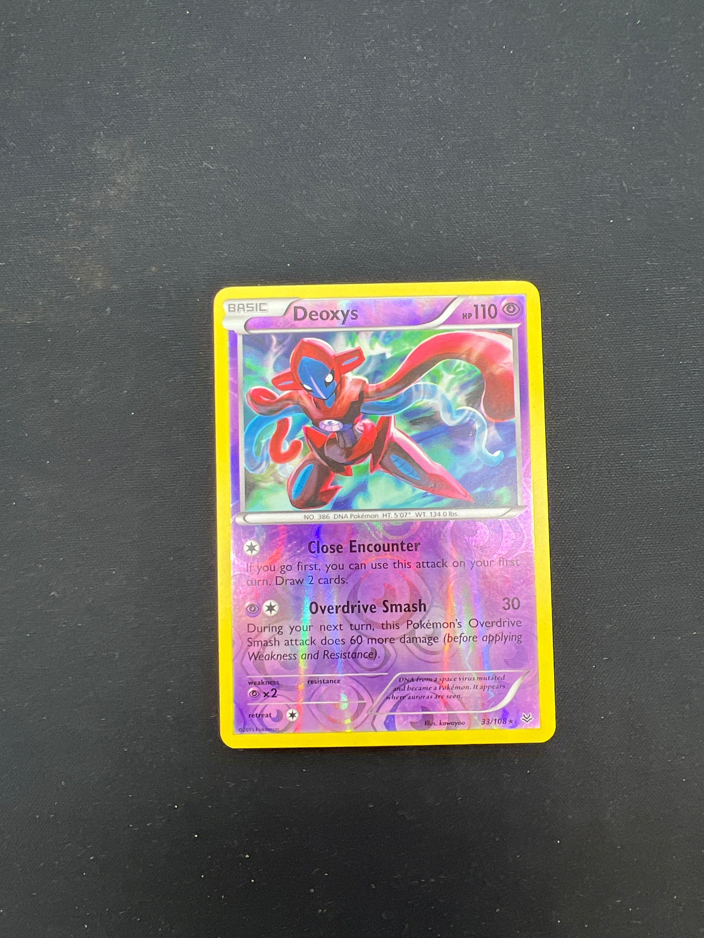 Auction Lot 61: Pokemon Cards Deoxys Reverse Holo Condition Vary