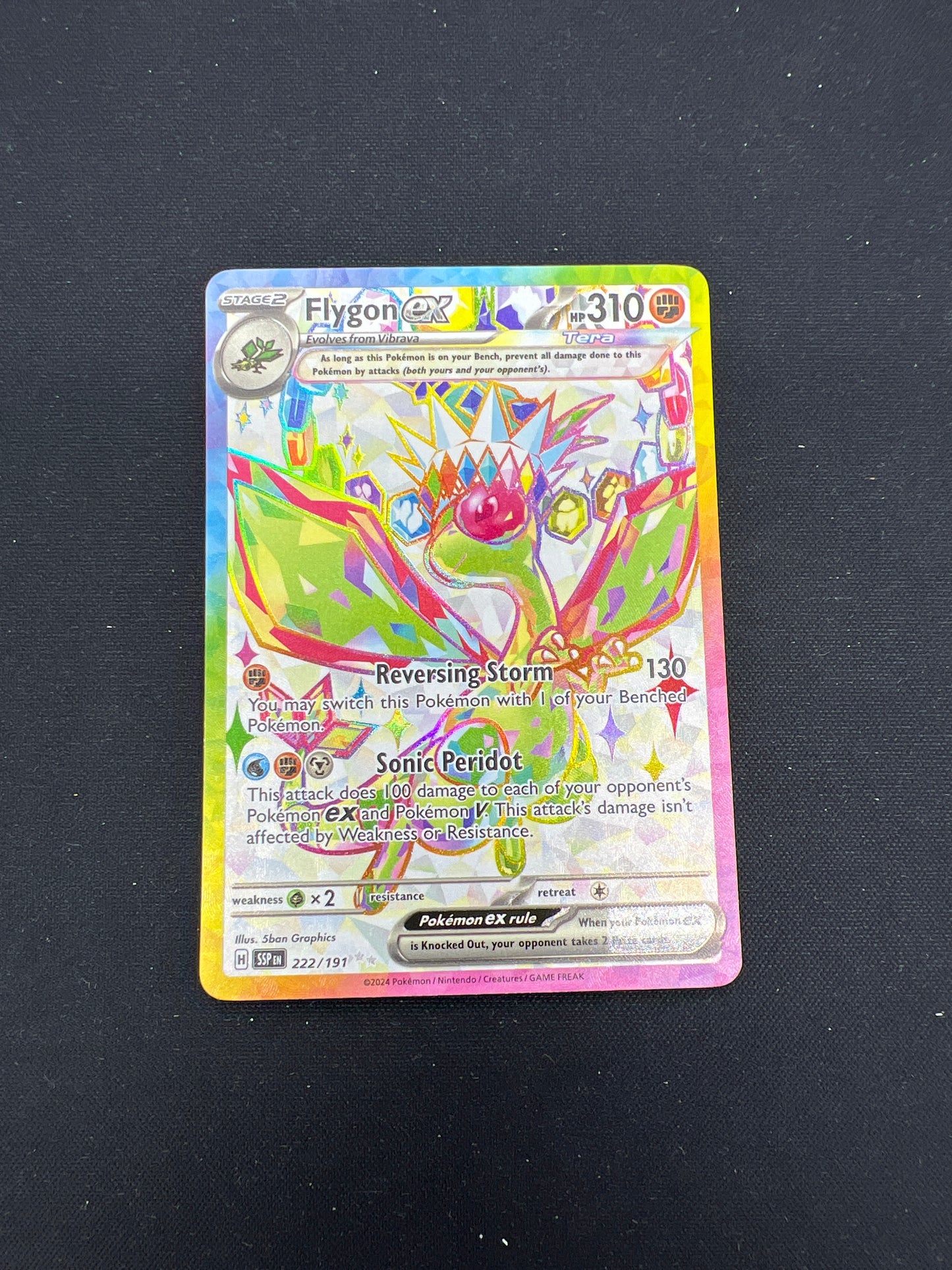 Auction Lot 229: Pokemon Cards Flygon EX Full Art Surging Sparks Conditions Vary