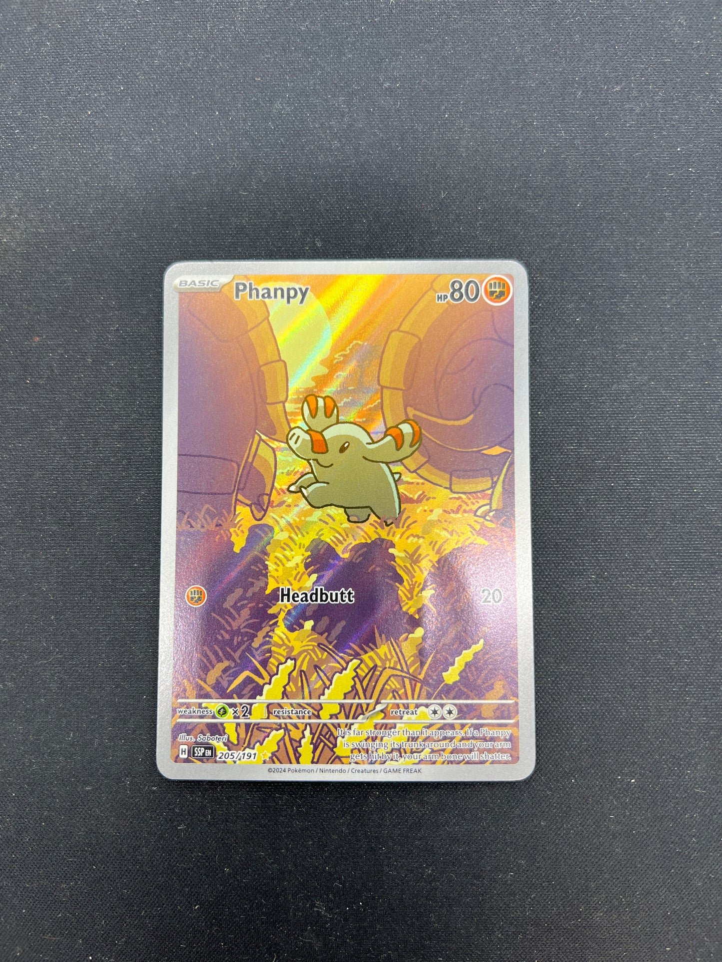 Auction Lot 31: Pokemon Cards Phanpy Illustration Rare Conditions Vary