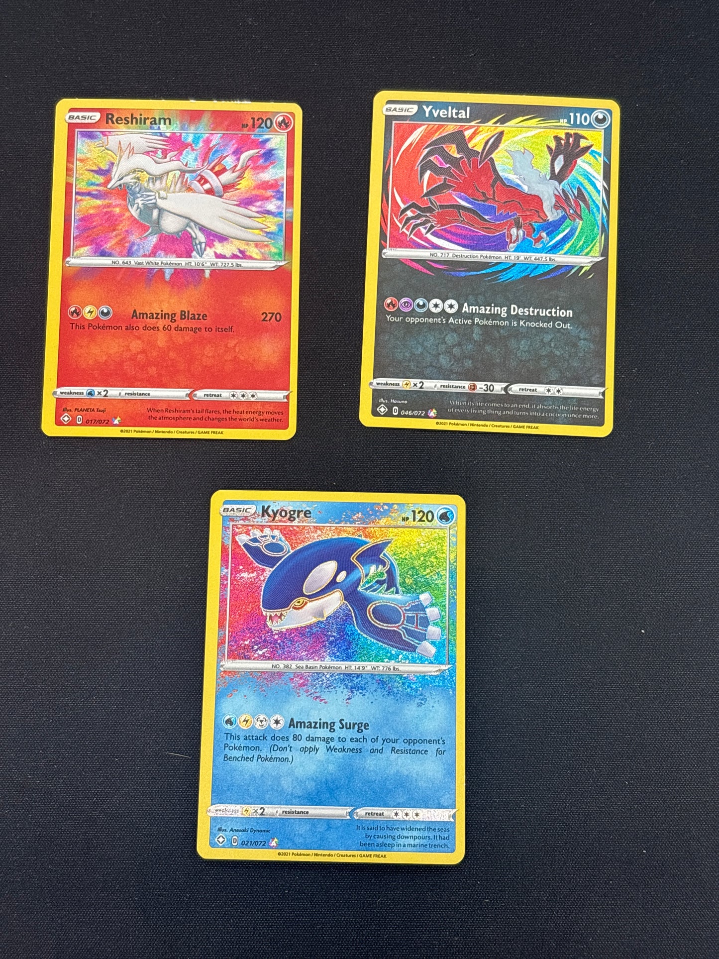 Auction Lot 231: Pokemon Amazing Rare Holo Card Lot Conditions Vary