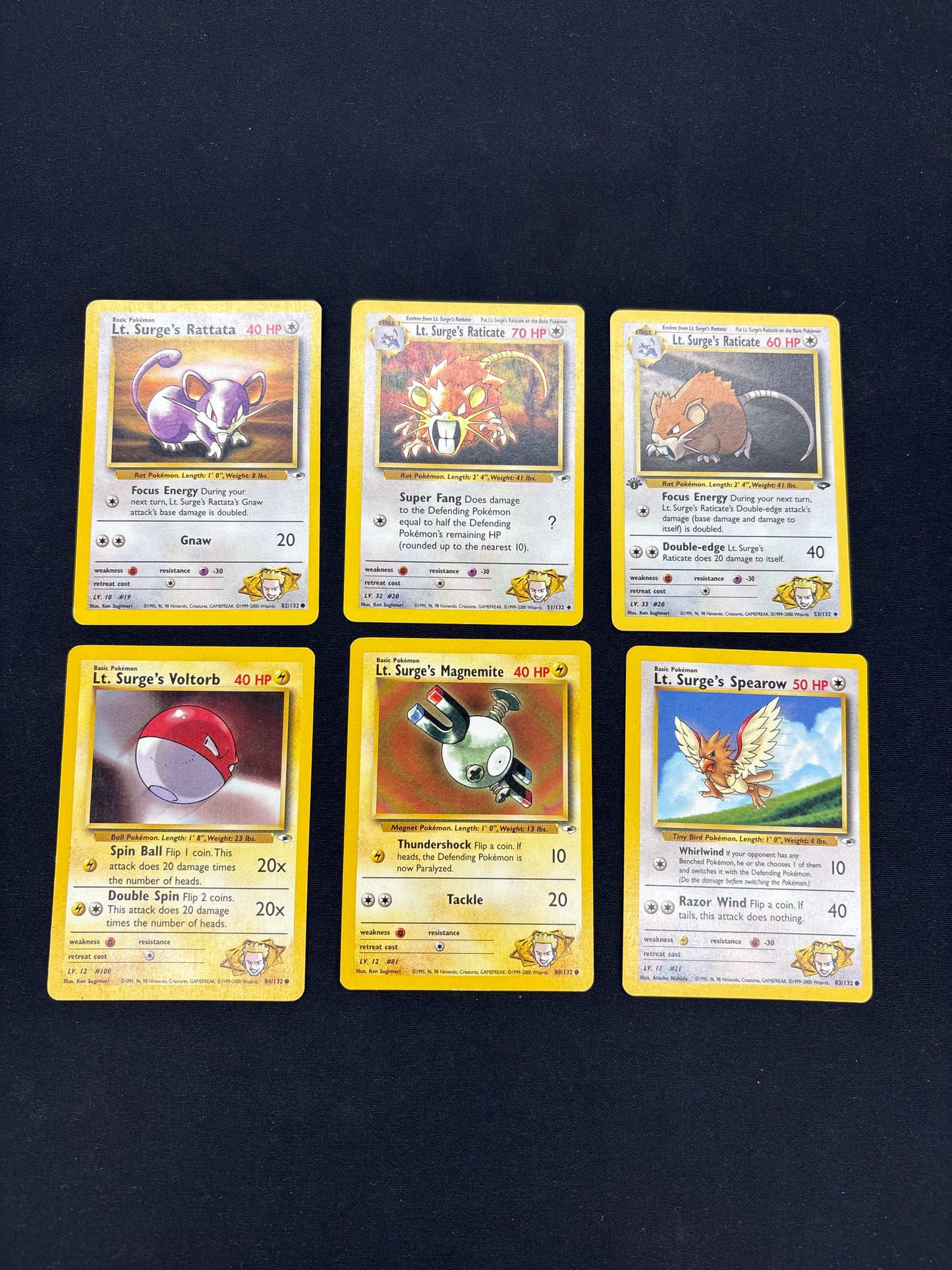 Auction Lot 38: Pokemon WOTC Gym Heroes and 1st Edition Gym Challenge Card Lot Conditions Vary