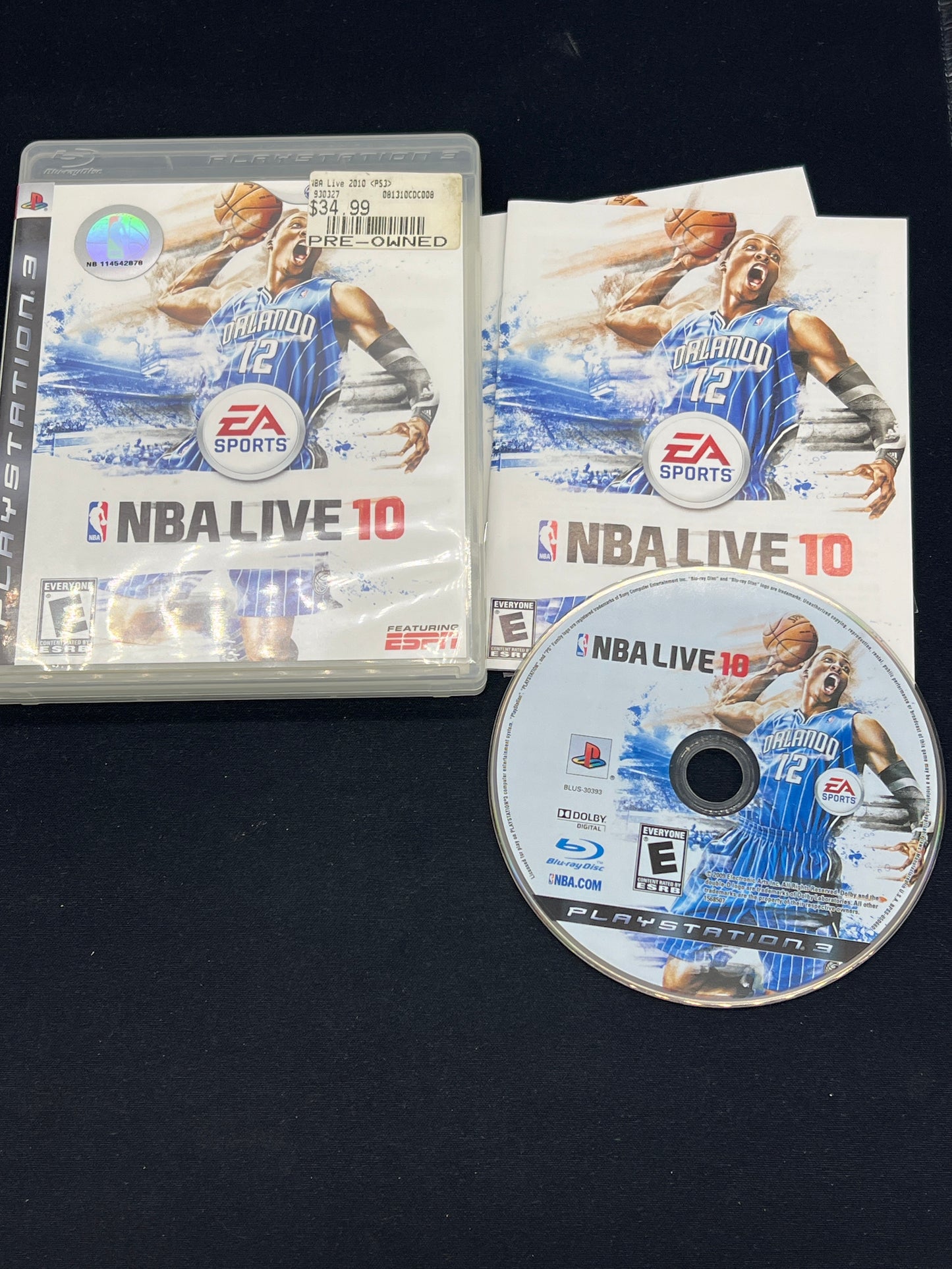 Auction Lot 137: PS3 NBA Live 10 CIB