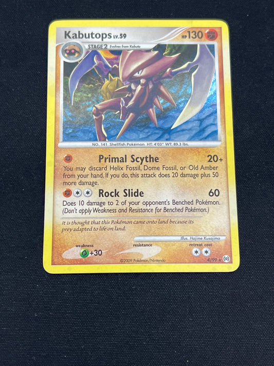 Auction Lot 367: Pokemon Cards Kabutops Holo Rare Condition Vary