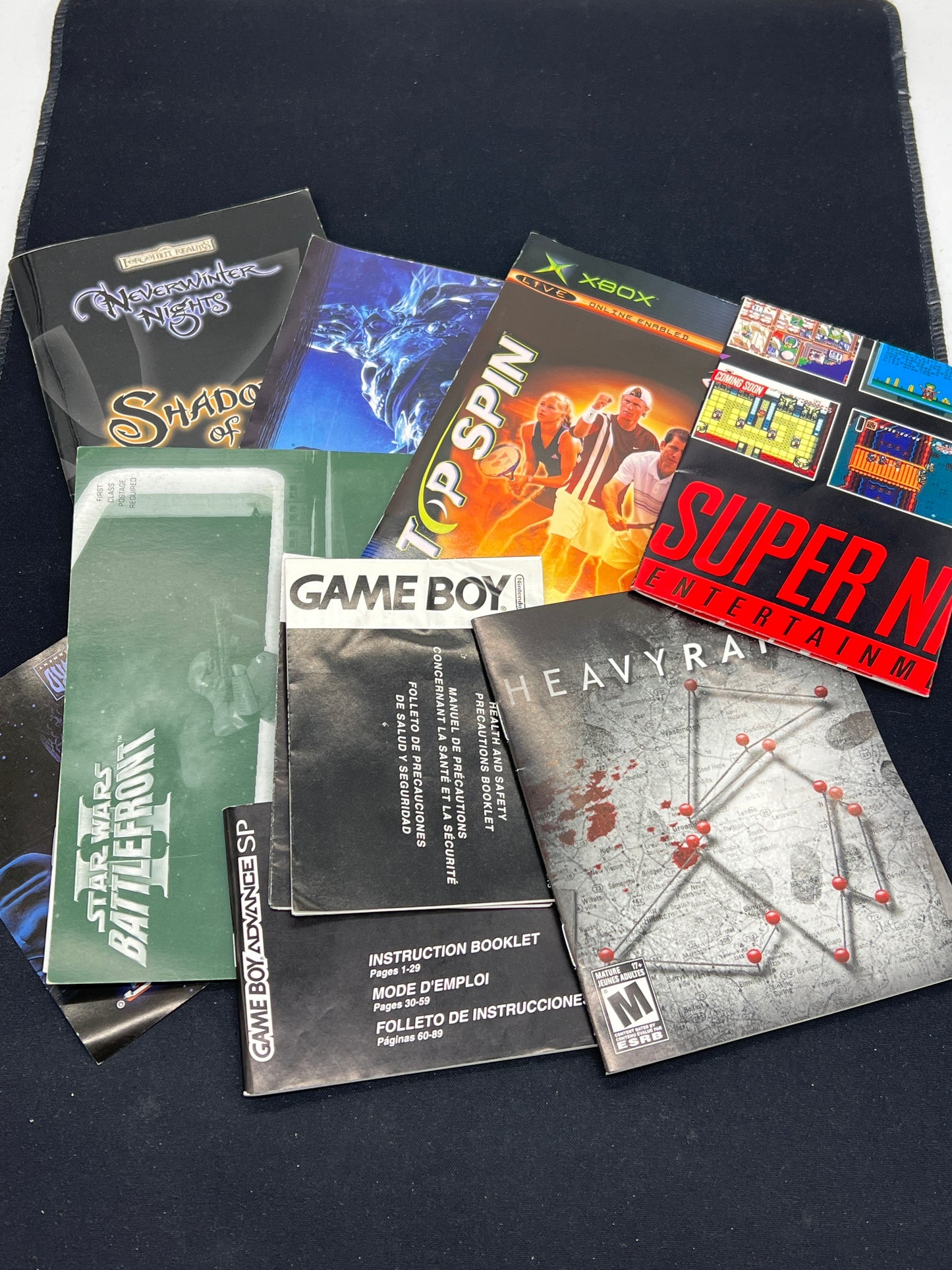 Auction Lot 185: Assorted Video Game Manuals