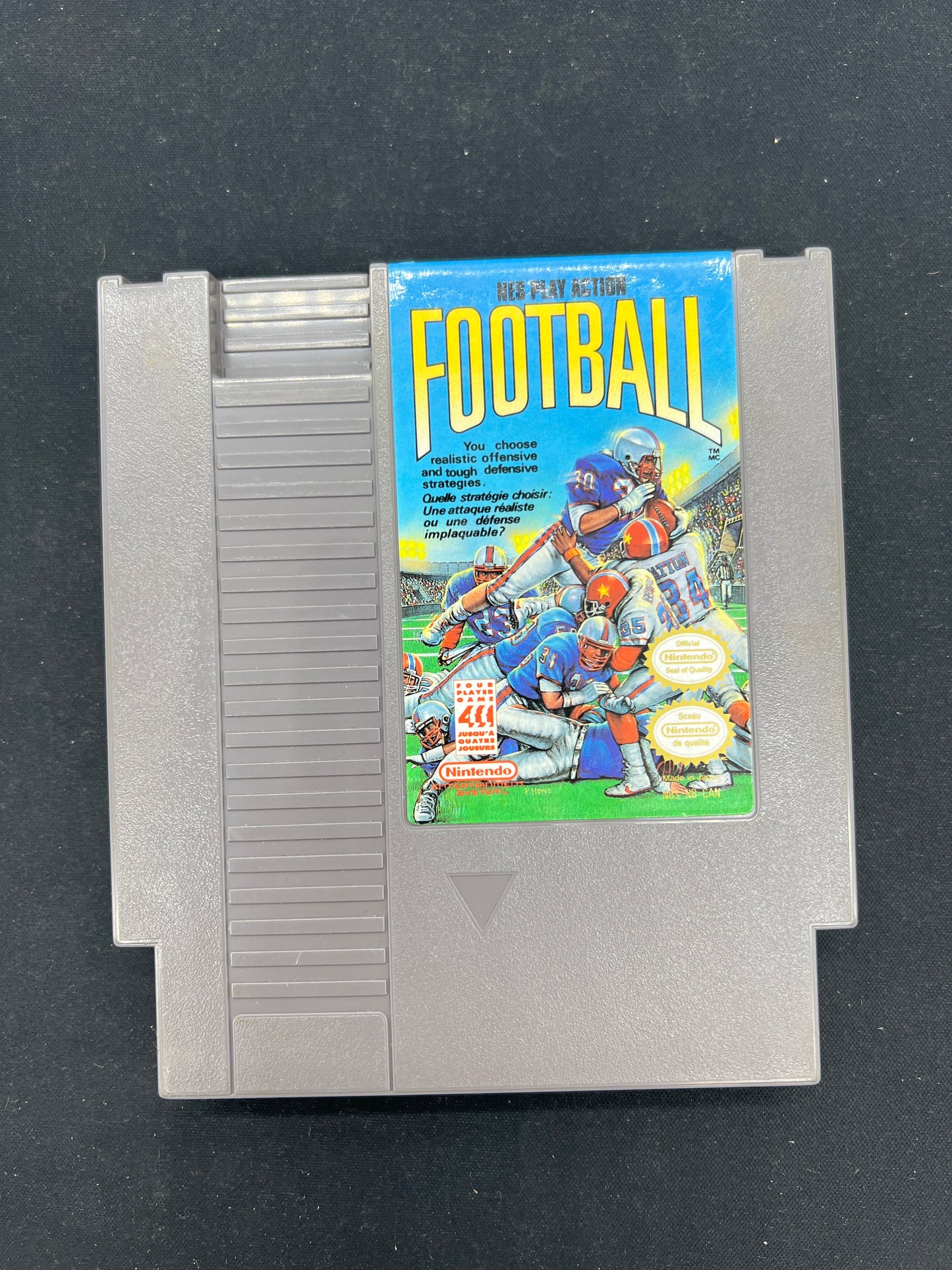 Auction Lot 178: NES Video Game Play Action Football Loose