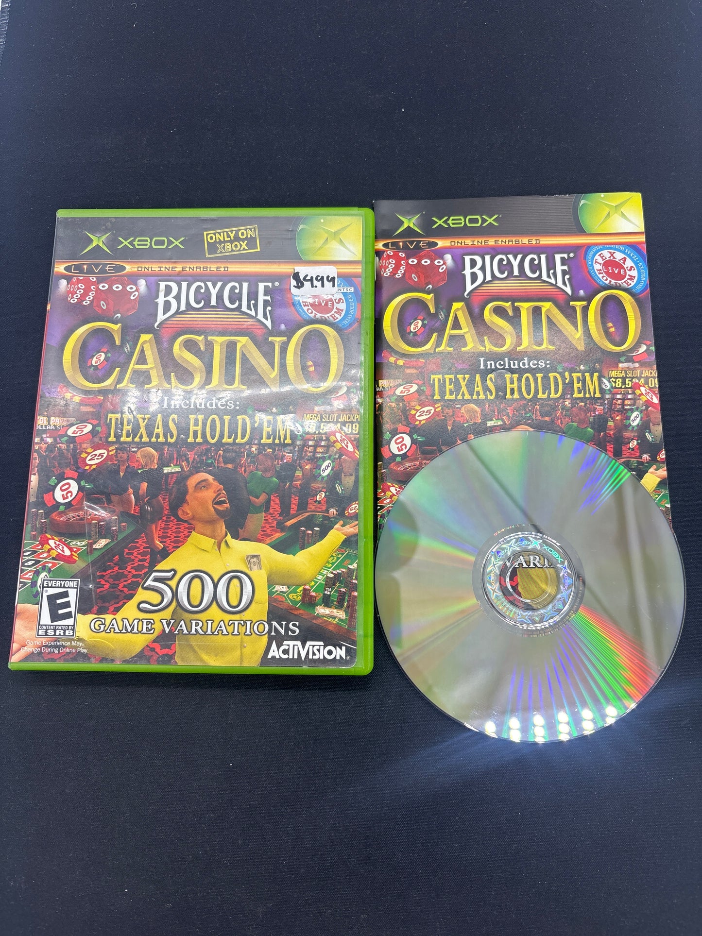 Auction Lot 145: XBOX Video Game Bicycle Casino CIB