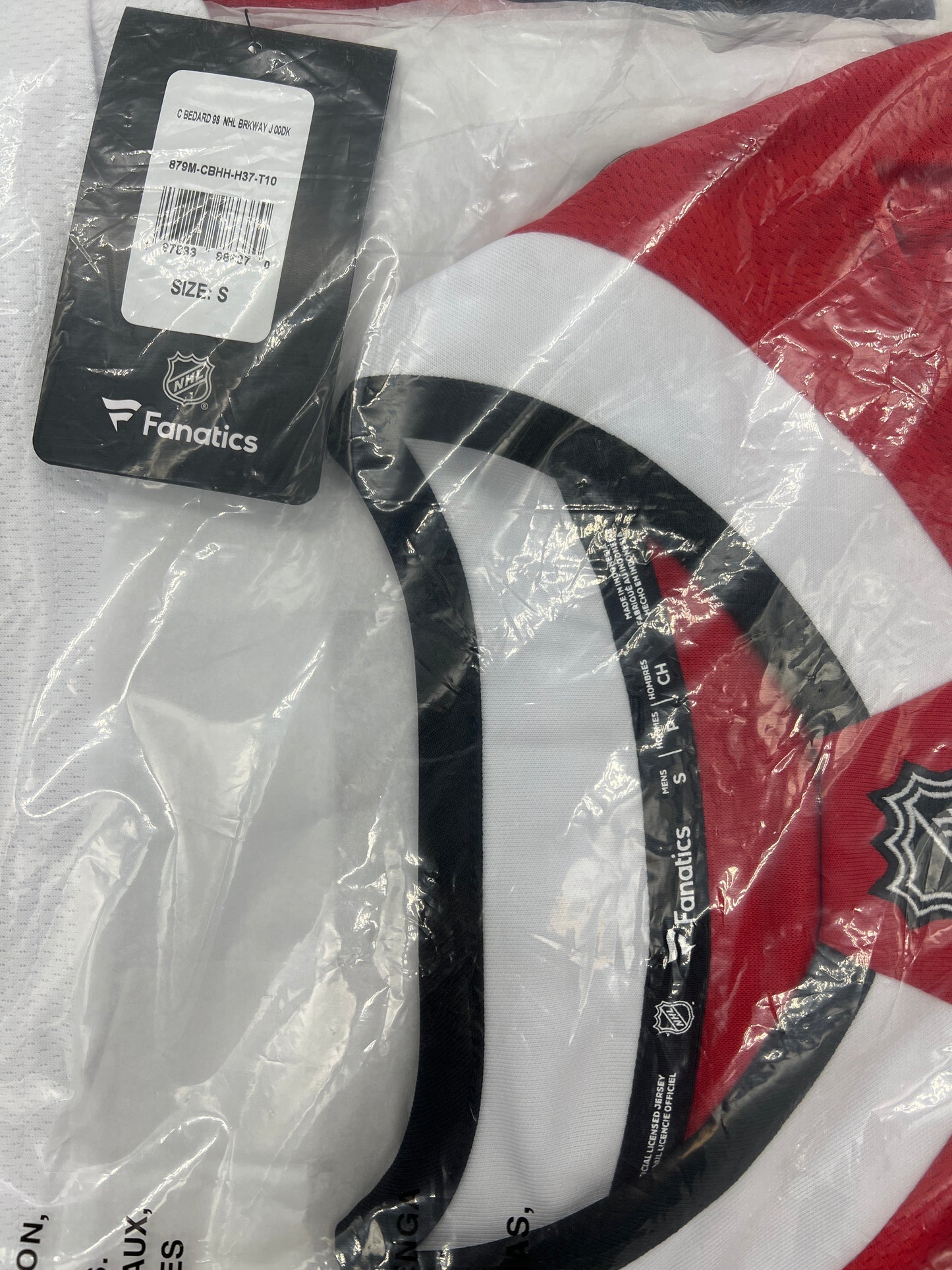 Auction Lot 269: Calgary Flames Fanatics Home Jersey Size S NHL Licensed