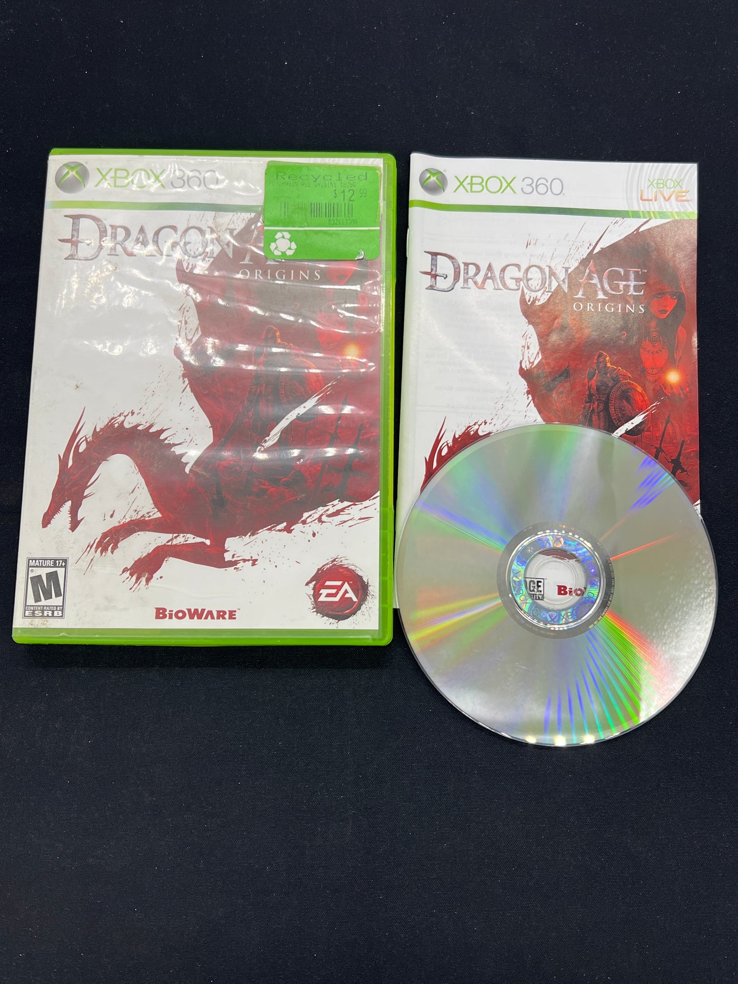 Auction Lot 93: Dragon Age Origins XBOX360