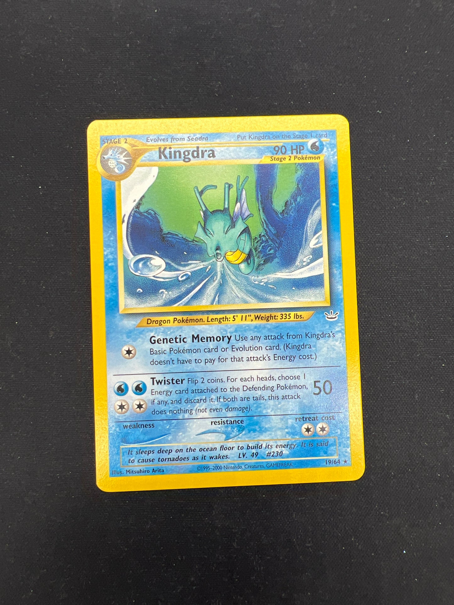 Auction Lot 196: Pokemon Cards Kingdra Non Holo Rare Condition Vary