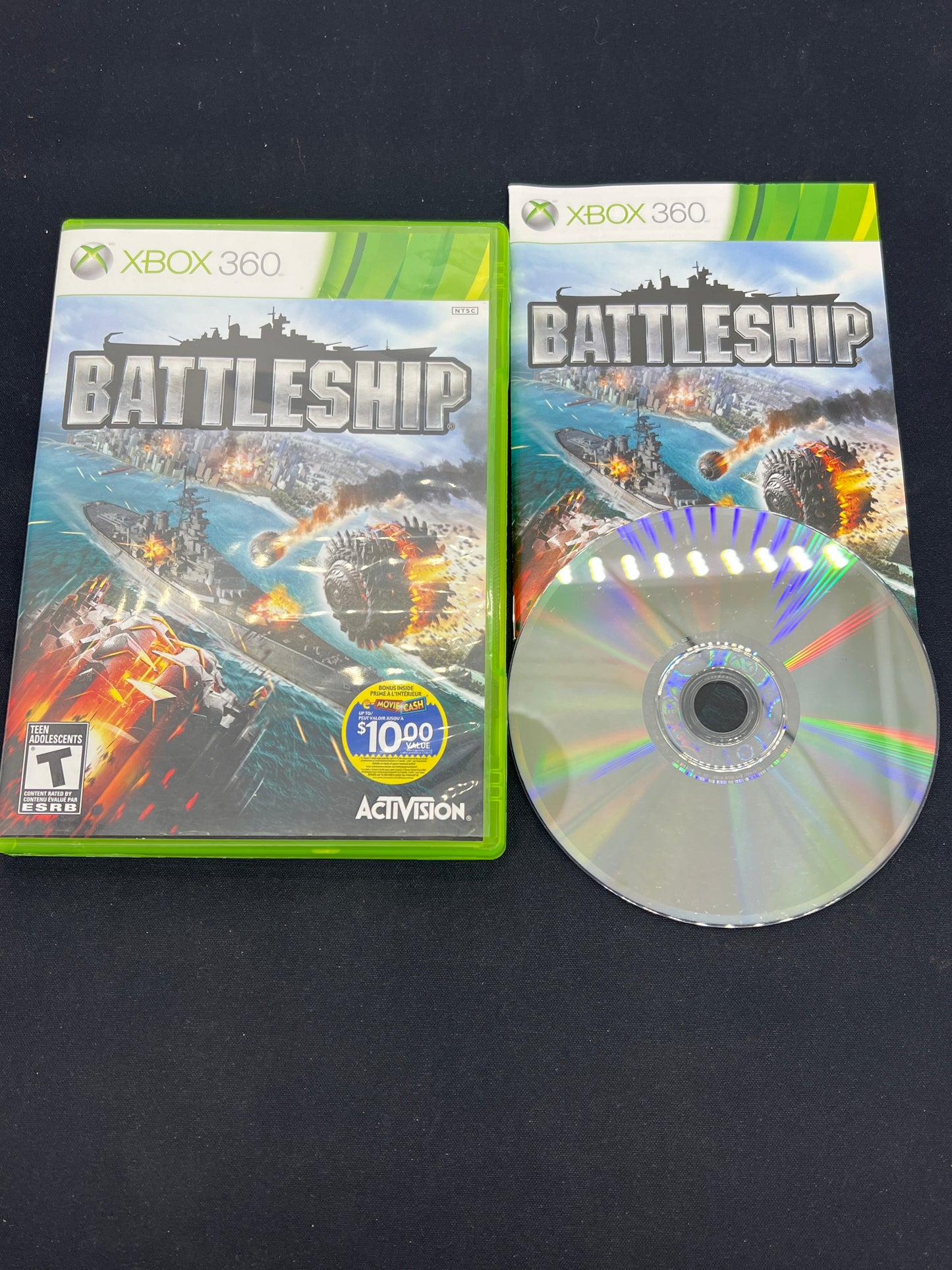 Auction Lot 174: XBOX 360 Video Game Battleship CIB