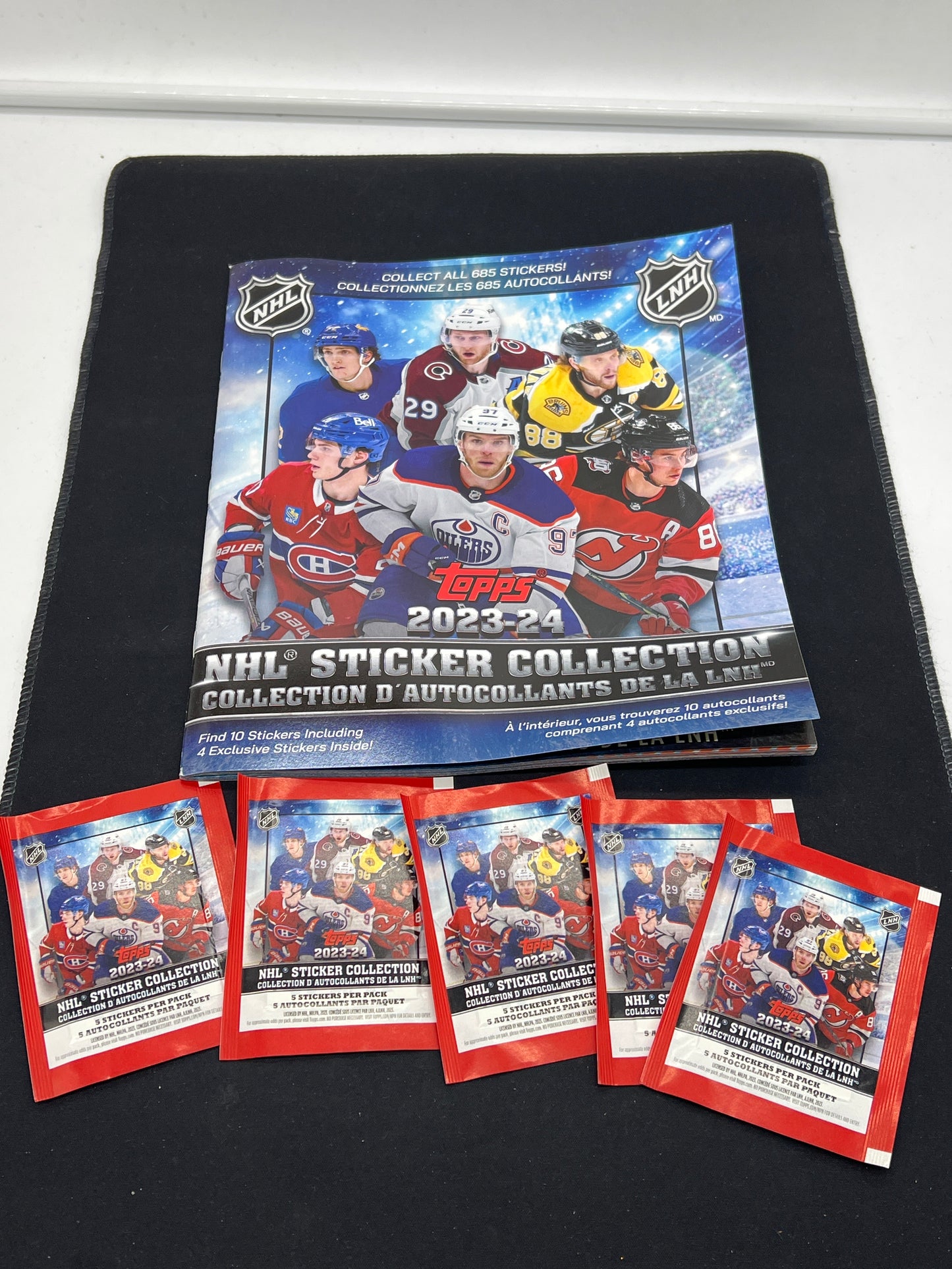 Auction Lot 182: Topps NHL 2023-24 Sticker Lot 2