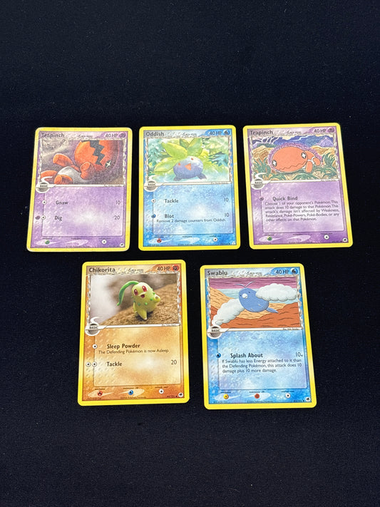 Auction Lot 306: Pokemon Delta Species Common Uncommon Card Lot 2 Conditions Vary