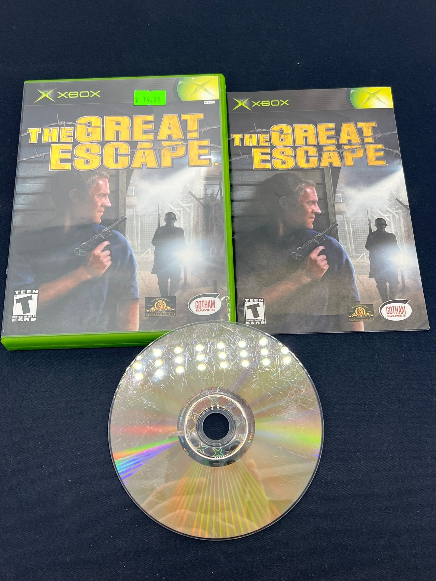 Auction Lot 280: XBOX Video Game The Great Escape CIB