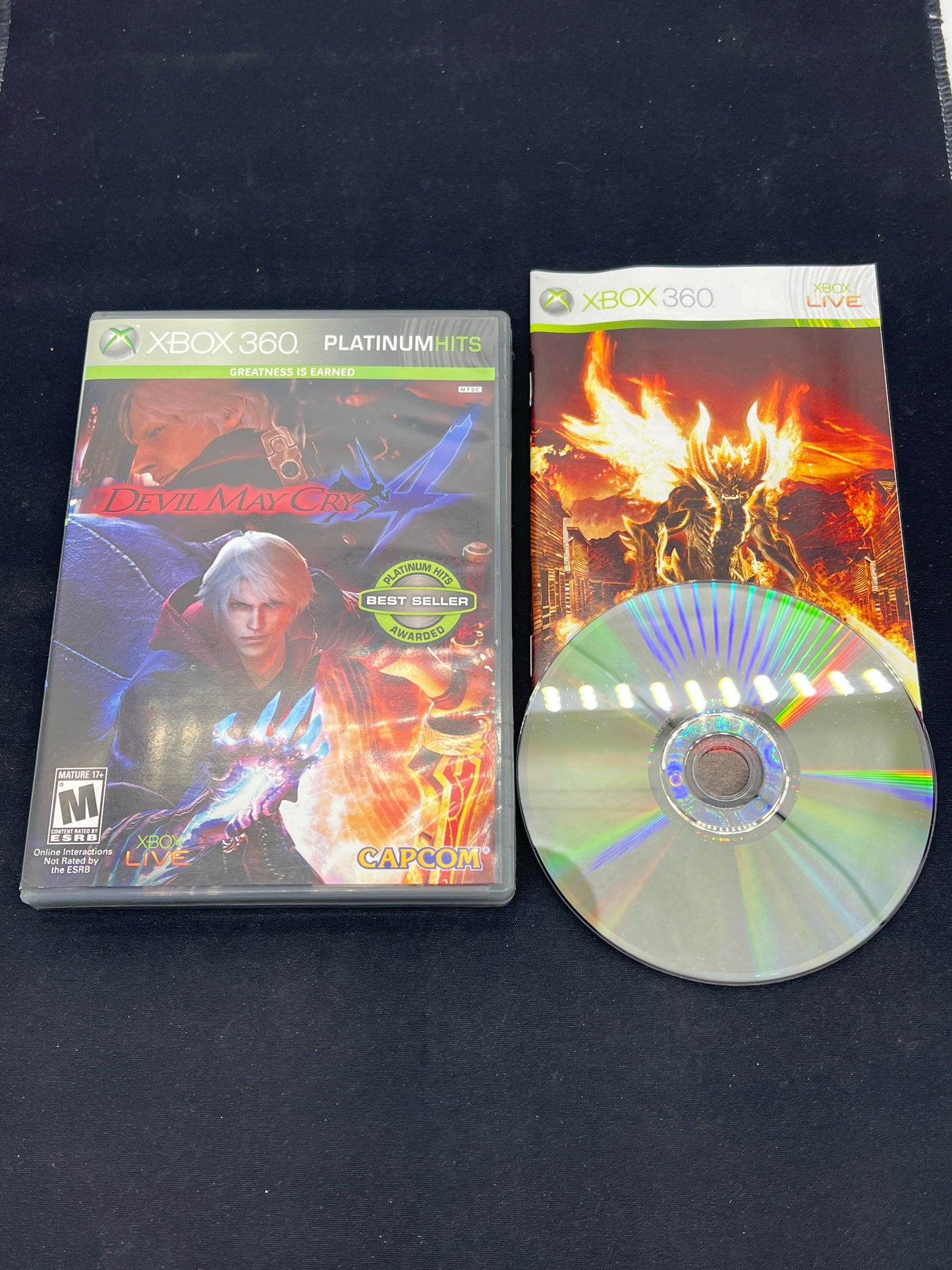 Auction Lot 116: XBOX 360 Video Game Devil May Cry 4 CIB