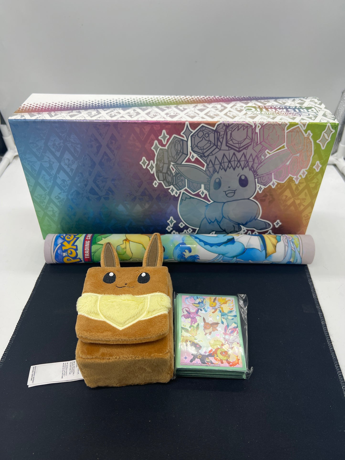 Auction Lot 205: Pokemon Prismatic Evolutions Super Premium Collection EMPTY BOX with Accessories