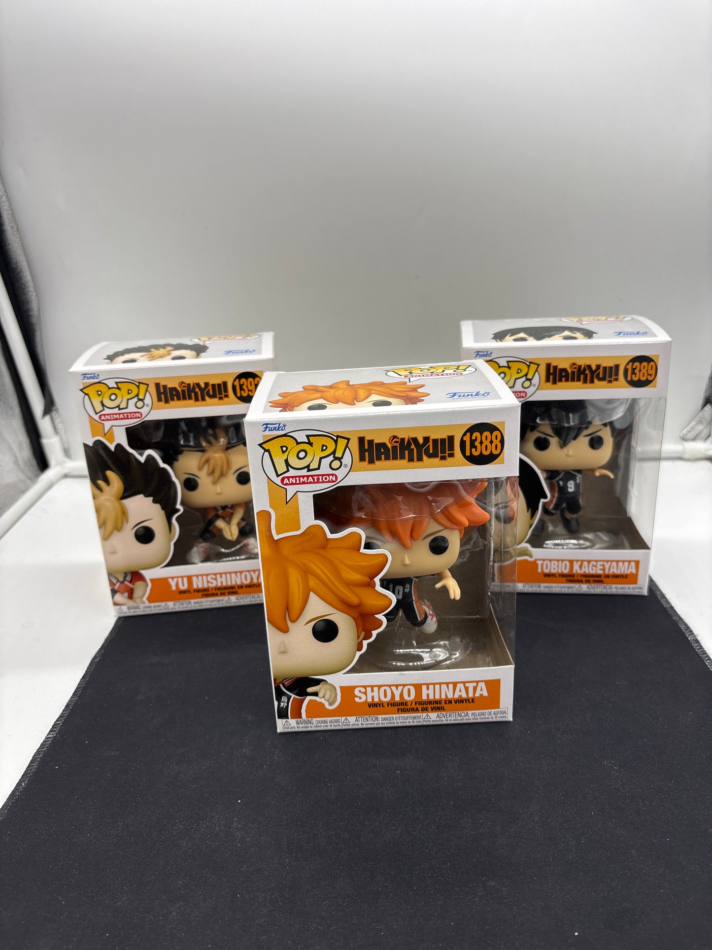 Auction Lot 8: POP Funko Haikyuu 1392 1388 1389 Figures