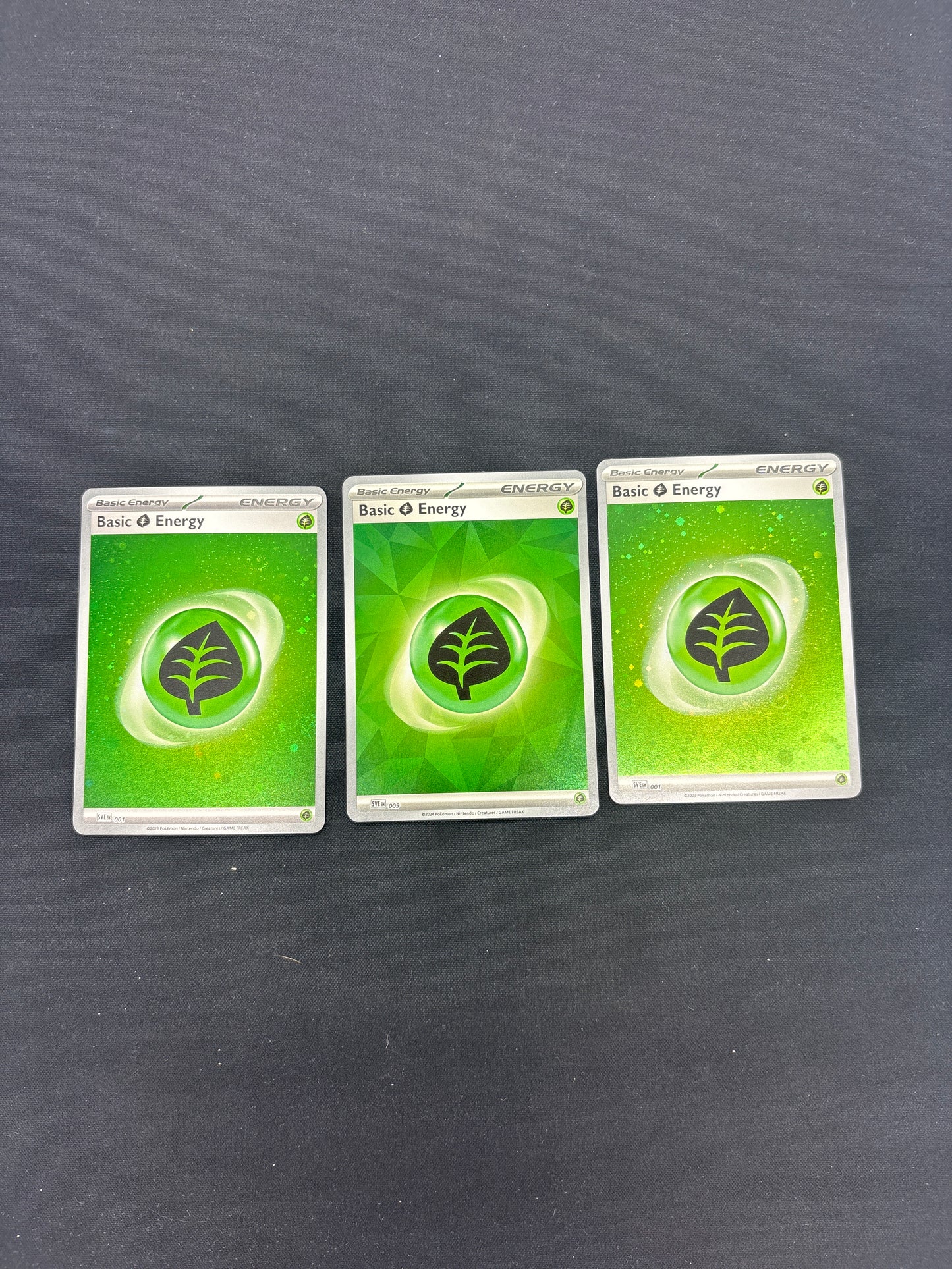 Auction Lot 251: Pokemon Grass Holo Energy Card Lot 1 Conditions Vary