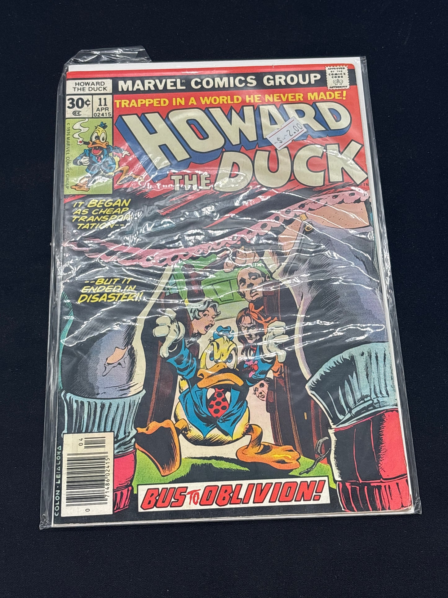 Auction Lot 309: Marvel Comics Howard the Duck Issue 11 Comic Book