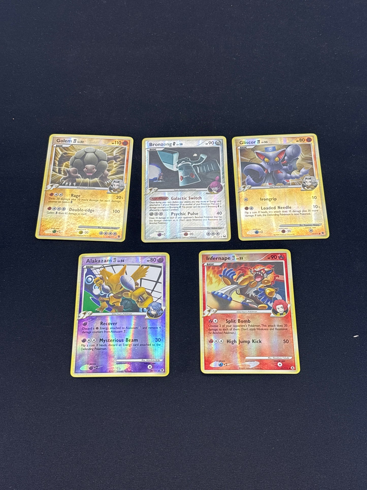 Auction Lot 35: Pokemon Mid Era Reverse Holo Rare Card Lot 9 Conditions Vary