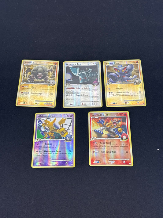 Auction Lot 35: Pokemon Mid Era Reverse Holo Rare Card Lot 9 Conditions Vary