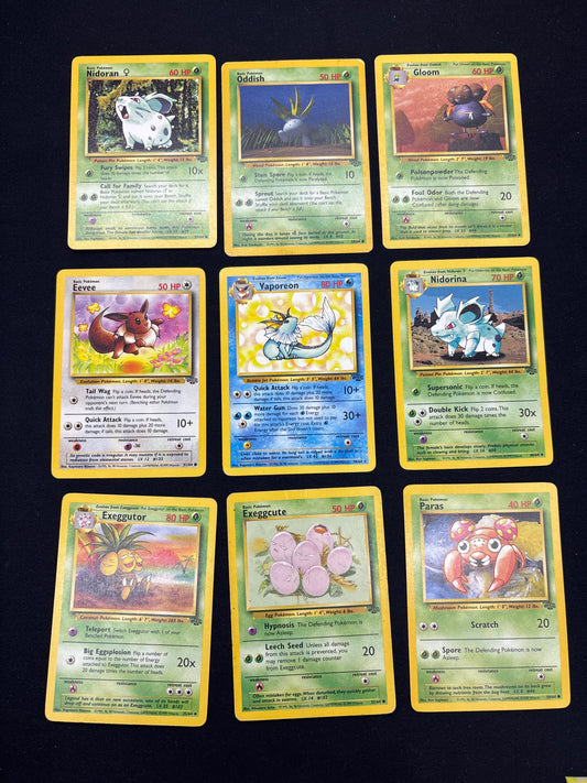 Auction Lot 34: Pokemon WOTC Jungle Card Lot 1 Conditions Vary