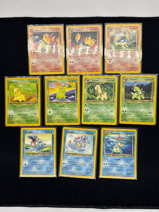Auction Lot 106: Pokemon Neo Genesis  WOTC Card Lot Conditions Vary