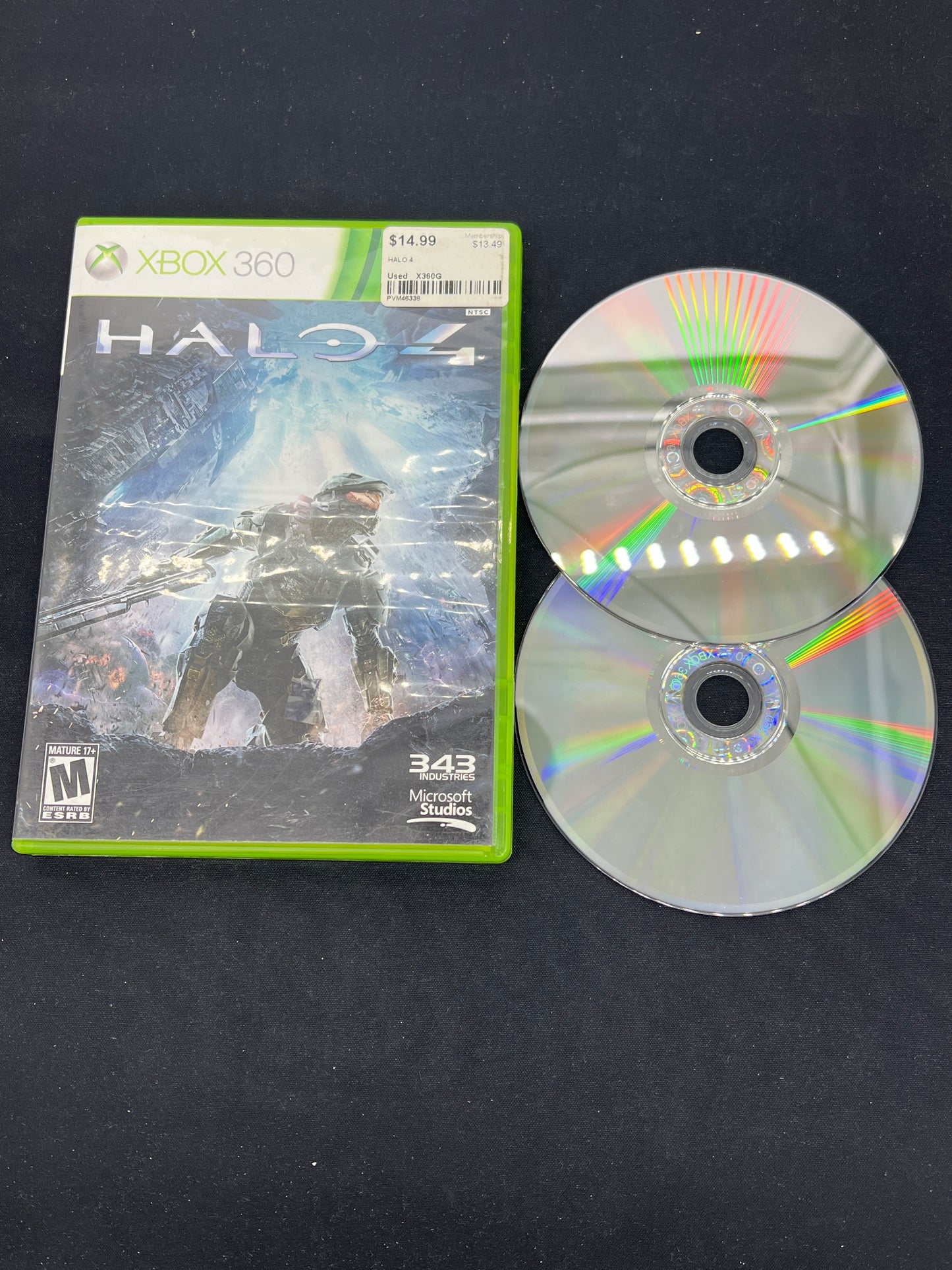 Auction Lot 221: XBOX 360 Video Game Halo 4 CIB