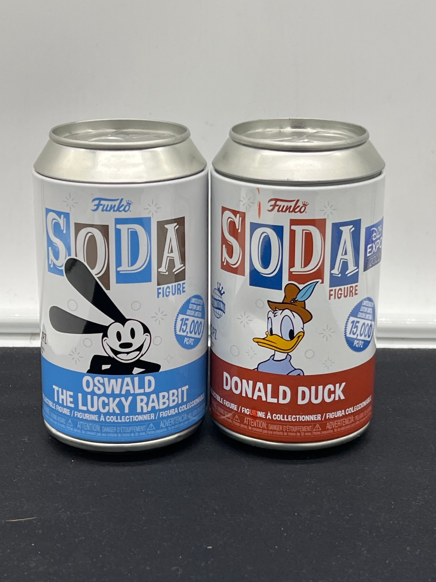 Auction Lot 42: Funko Soda Lot of 2 Oswald The Lucky Rabbit & Donald Duck