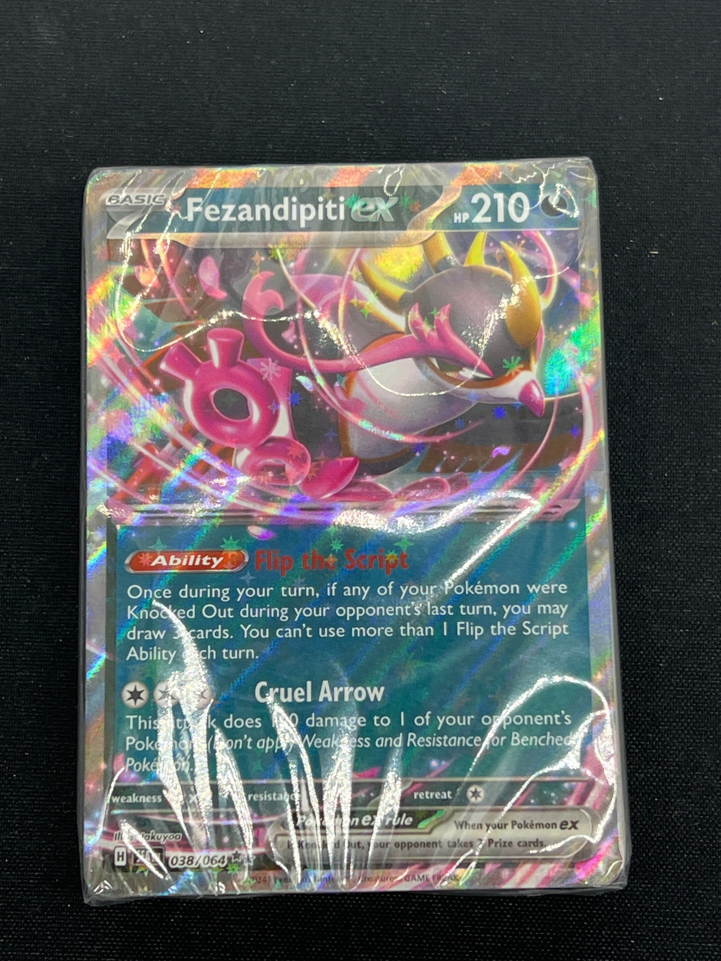 Auction Lot 198: Pokemon Cards Fezandipiti Deck From Trainer's Toolkit