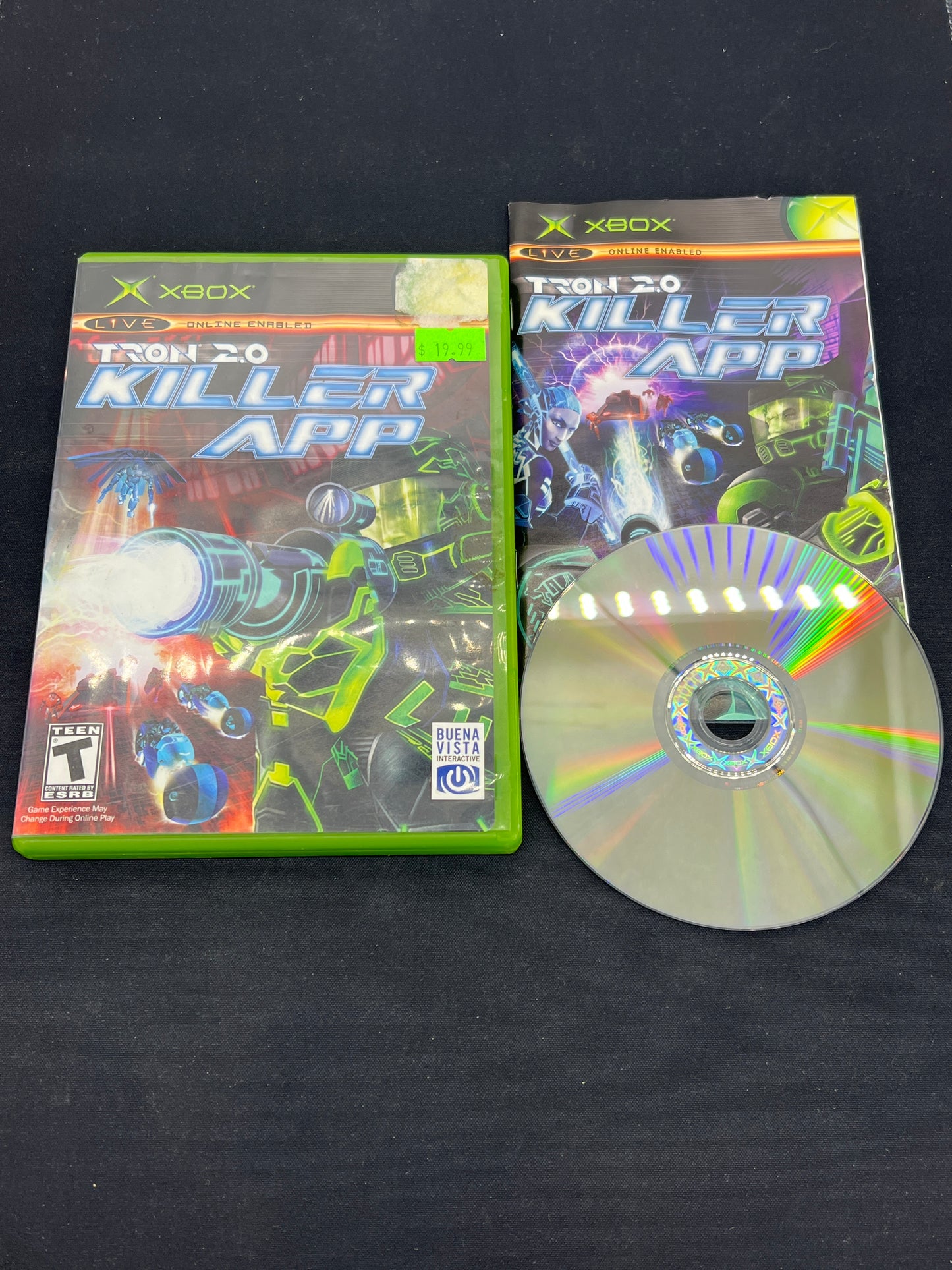 Auction Lot 113: XBOX Video Game Tron 2.0 Killer App CIB