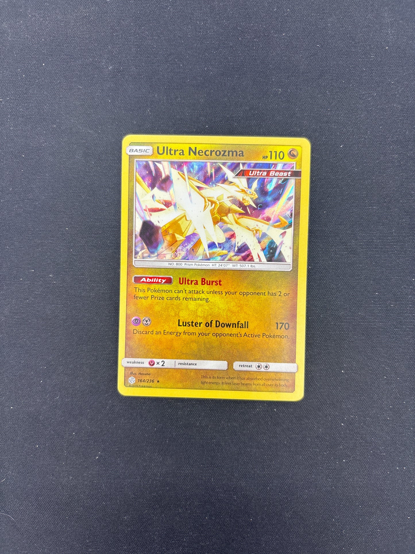 Auction Lot 234: Pokemon Card Ultra Necrozma Holo Rare Card Condition Vary