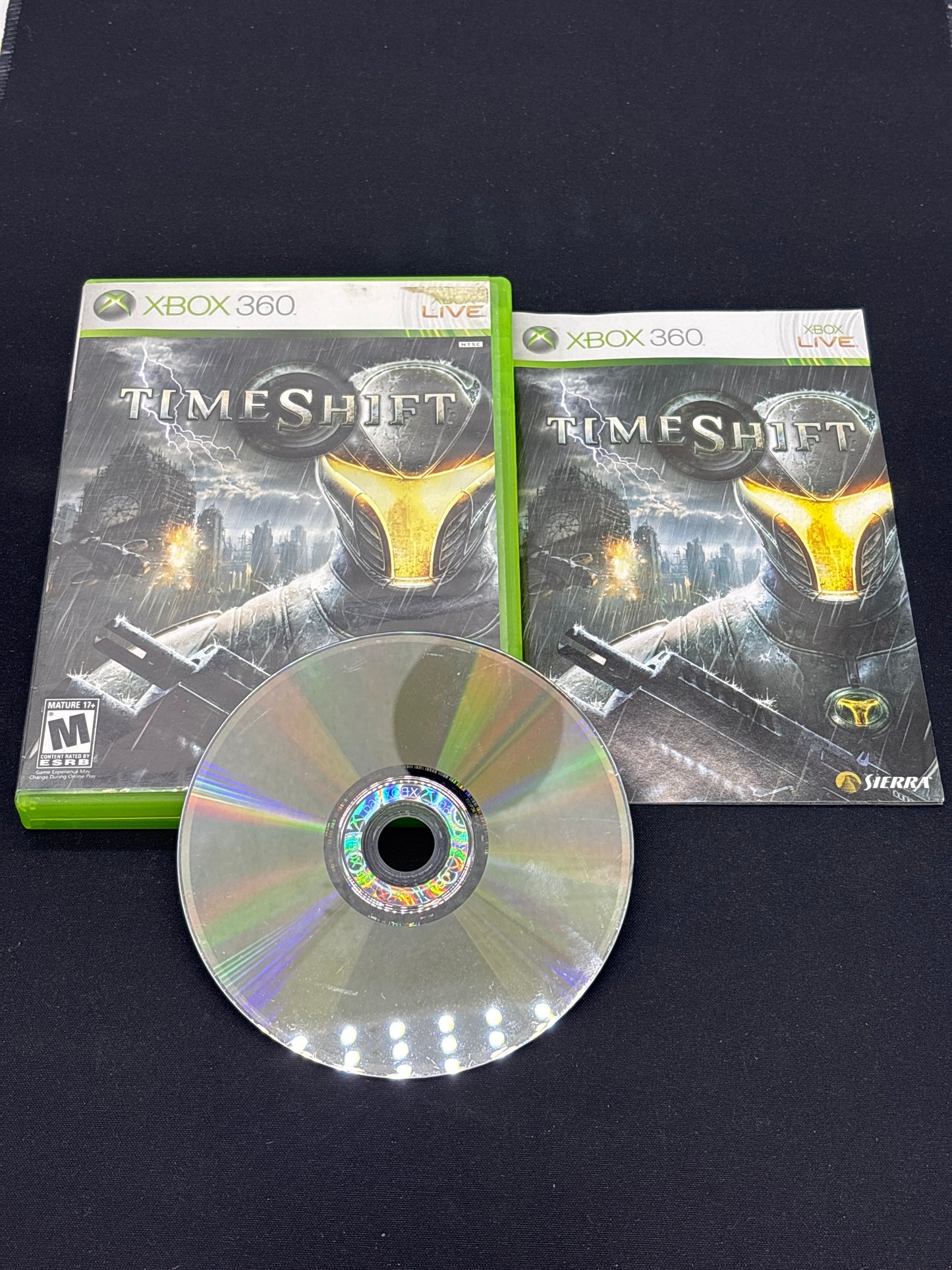 Auction Lot 118: XBOX 360 Time Shift CIB