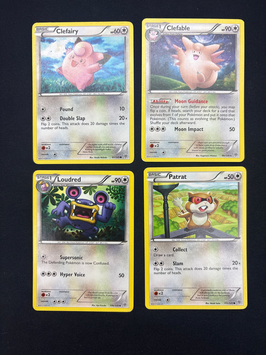 Auction Lot 365: Pokemon Cards Lot of 4 Assorted BW Era Conditions Vary