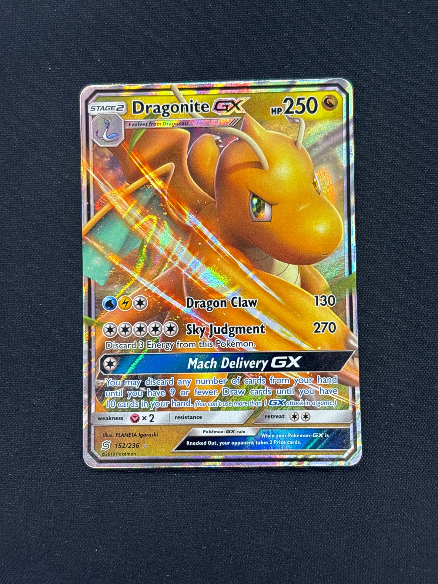 Auction Lot 336: Dragonite GX Full Art Card Conditions Vary