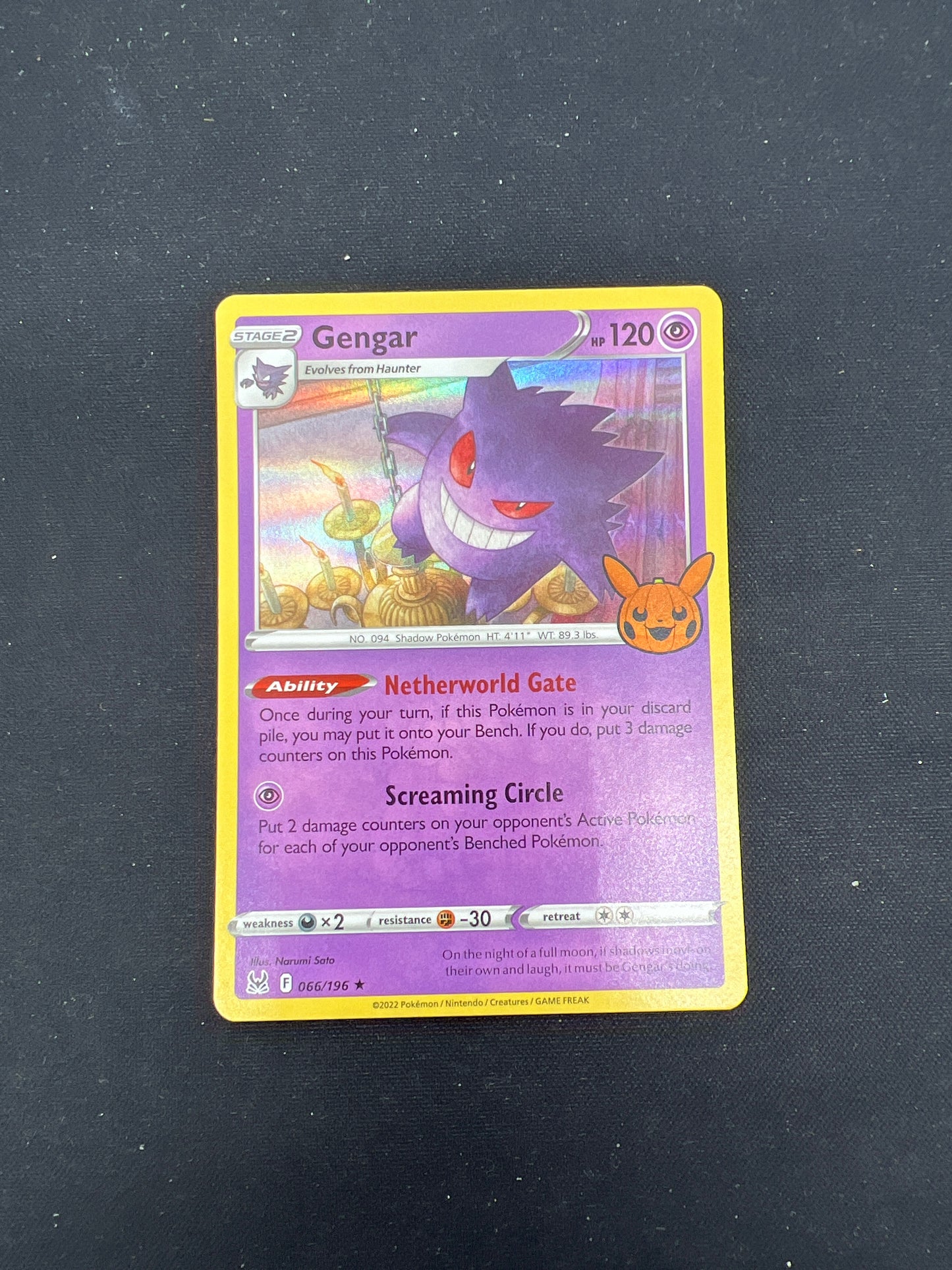 Auction Lot 175: Pokemon Cards Gengar Trick Or Trade 2023 Conditions Vary