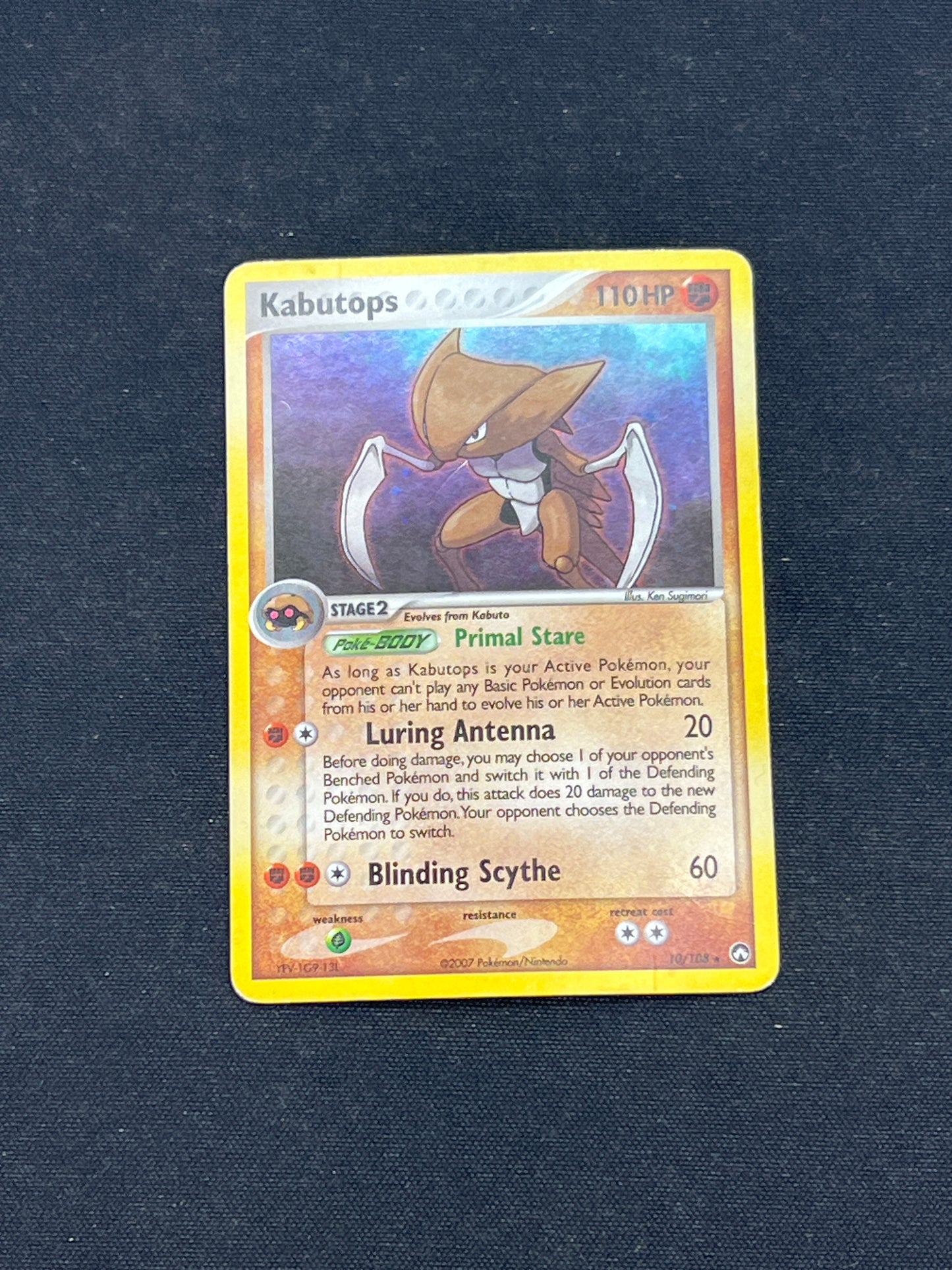 Auction Lot 320: Pokemon Cards Mid Era Kabutops Holo Rare Conditions Vary