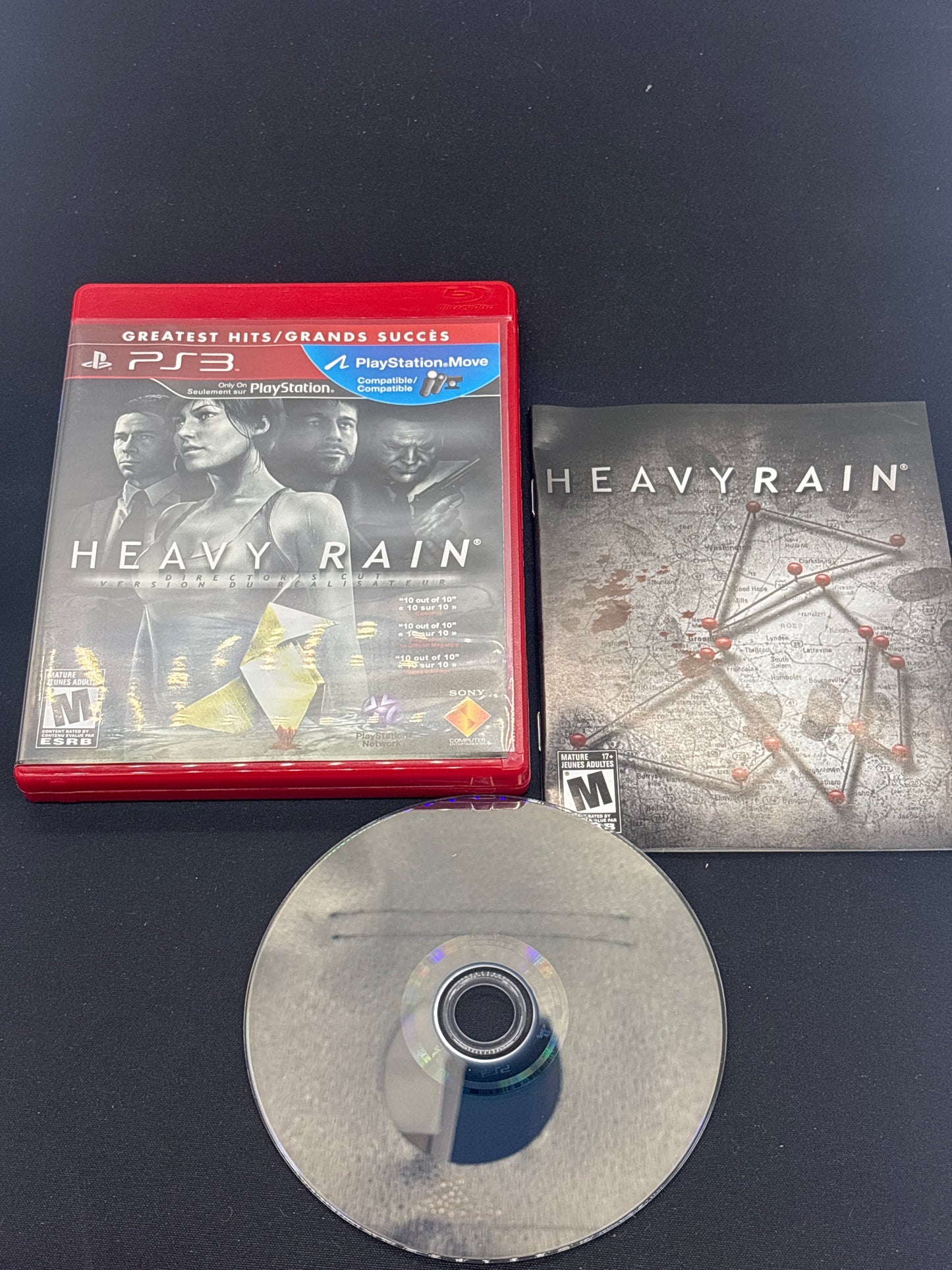 Auction Lot 70: Playstation 3 Heavy Rain With Case & Disc