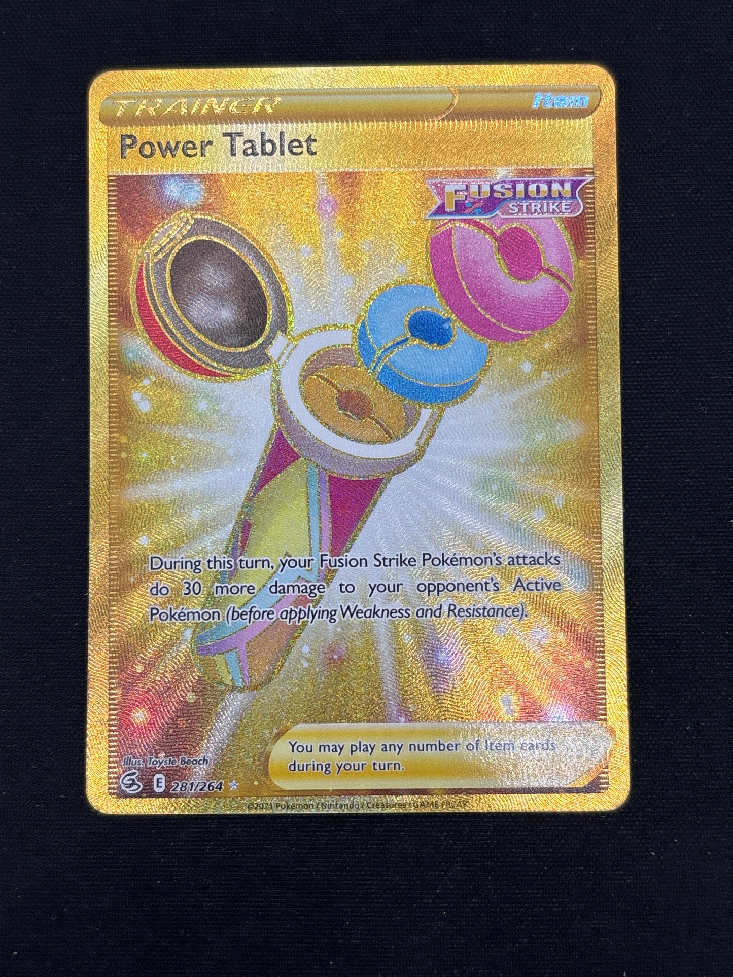 Auction Lot 410: Pokemon Cards Power Tablet Hyper Rare Trainer Condition Vary